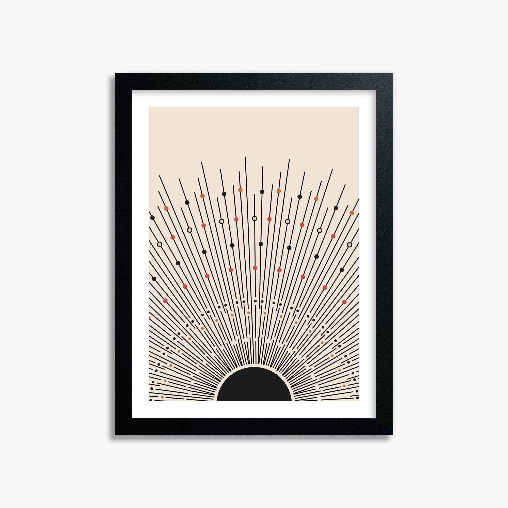 Cosmic Radiance, 30x40cm Black Framed Art Reproduction