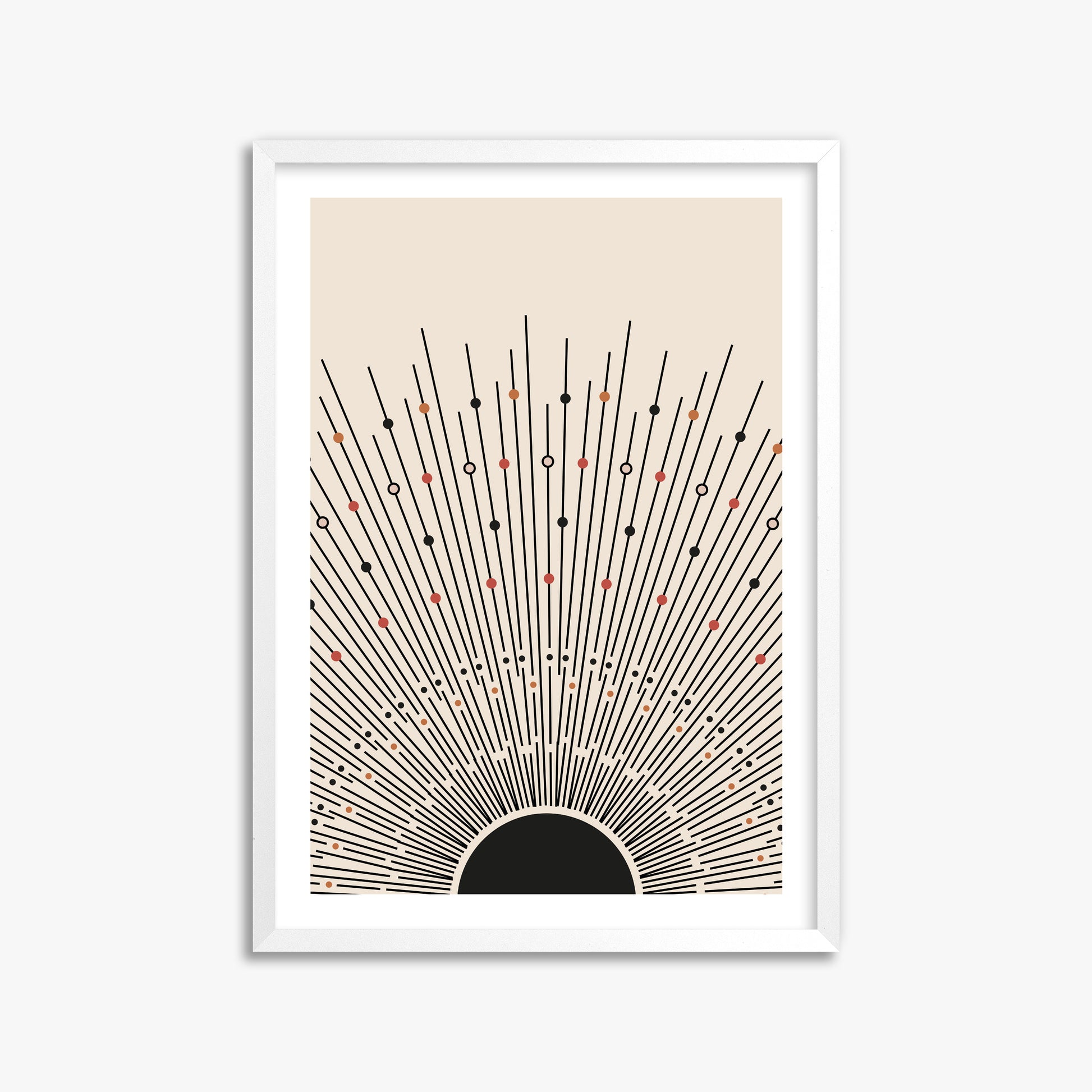 Cosmic Radiance, 50x70cm Whitek Framed Art Reproduction
