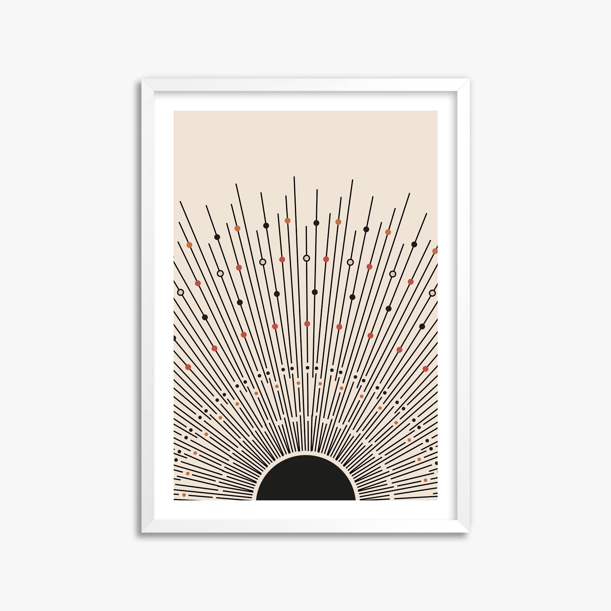 Cosmic Radiance, 50x70cm Whitek Framed Art Reproduction