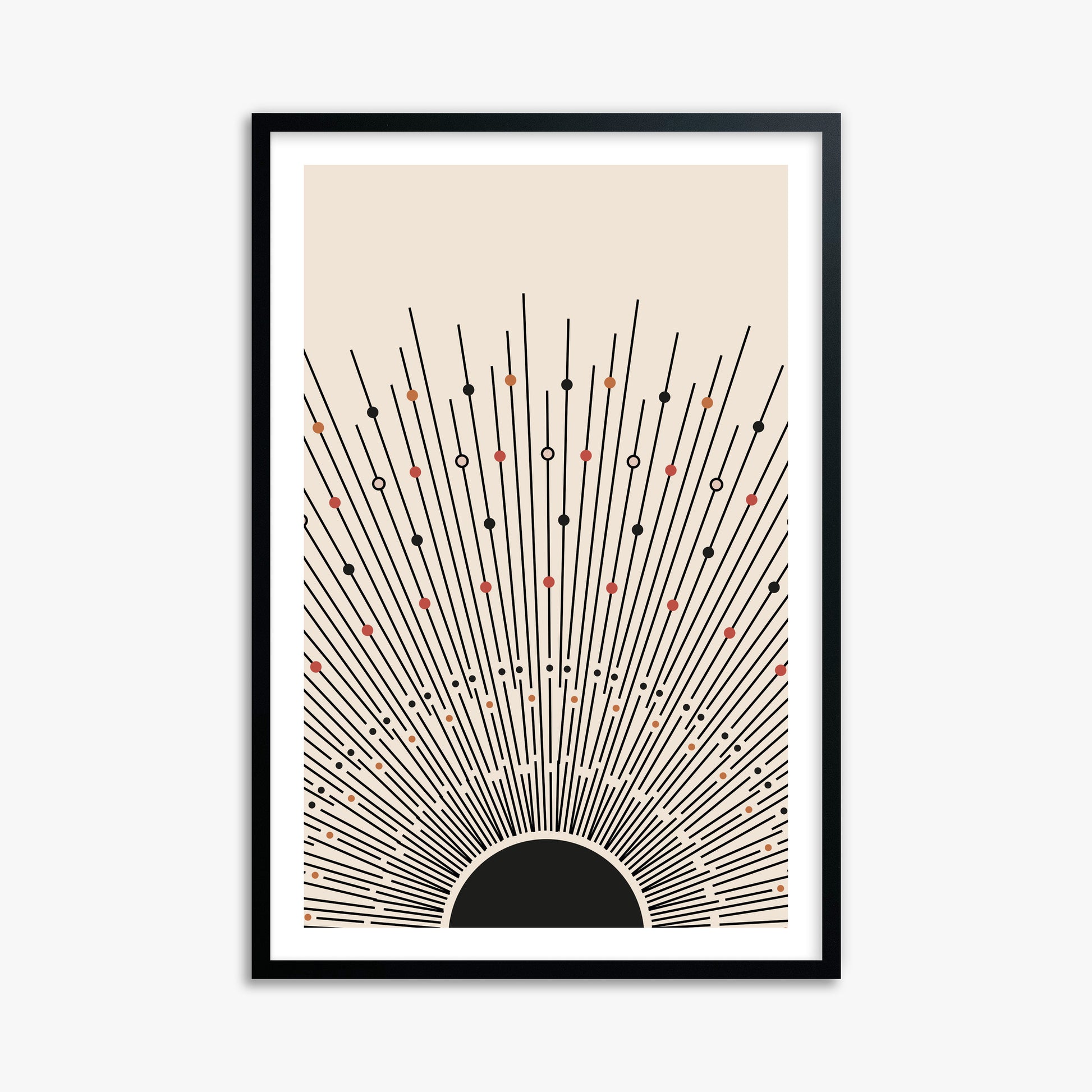 Cosmic Radiance, 61x91cm Black Framed Art Reproduction