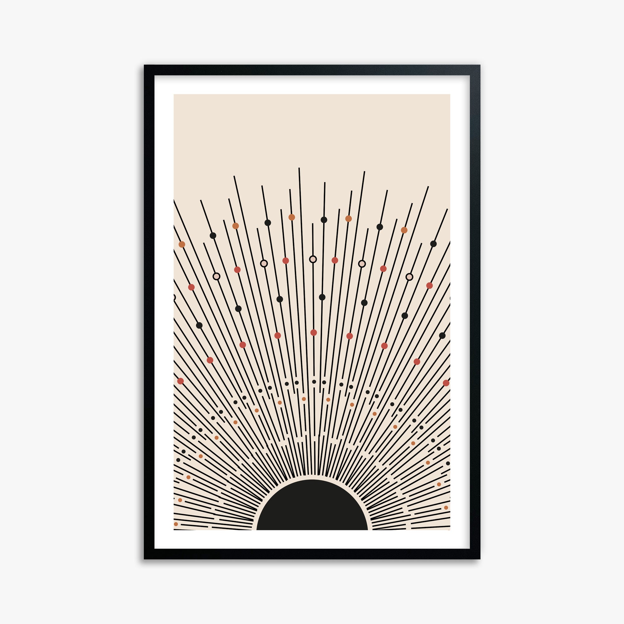 Cosmic Radiance, 61x91cm Black Framed Art Reproduction
