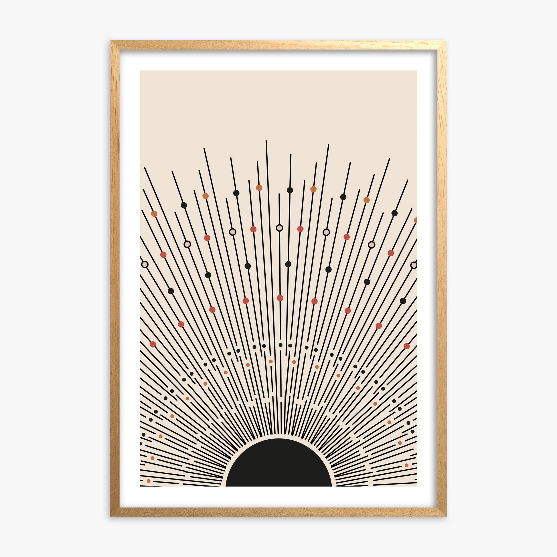 Cosmic Radiance, 70x100cm Oak Framed Art Reproduction