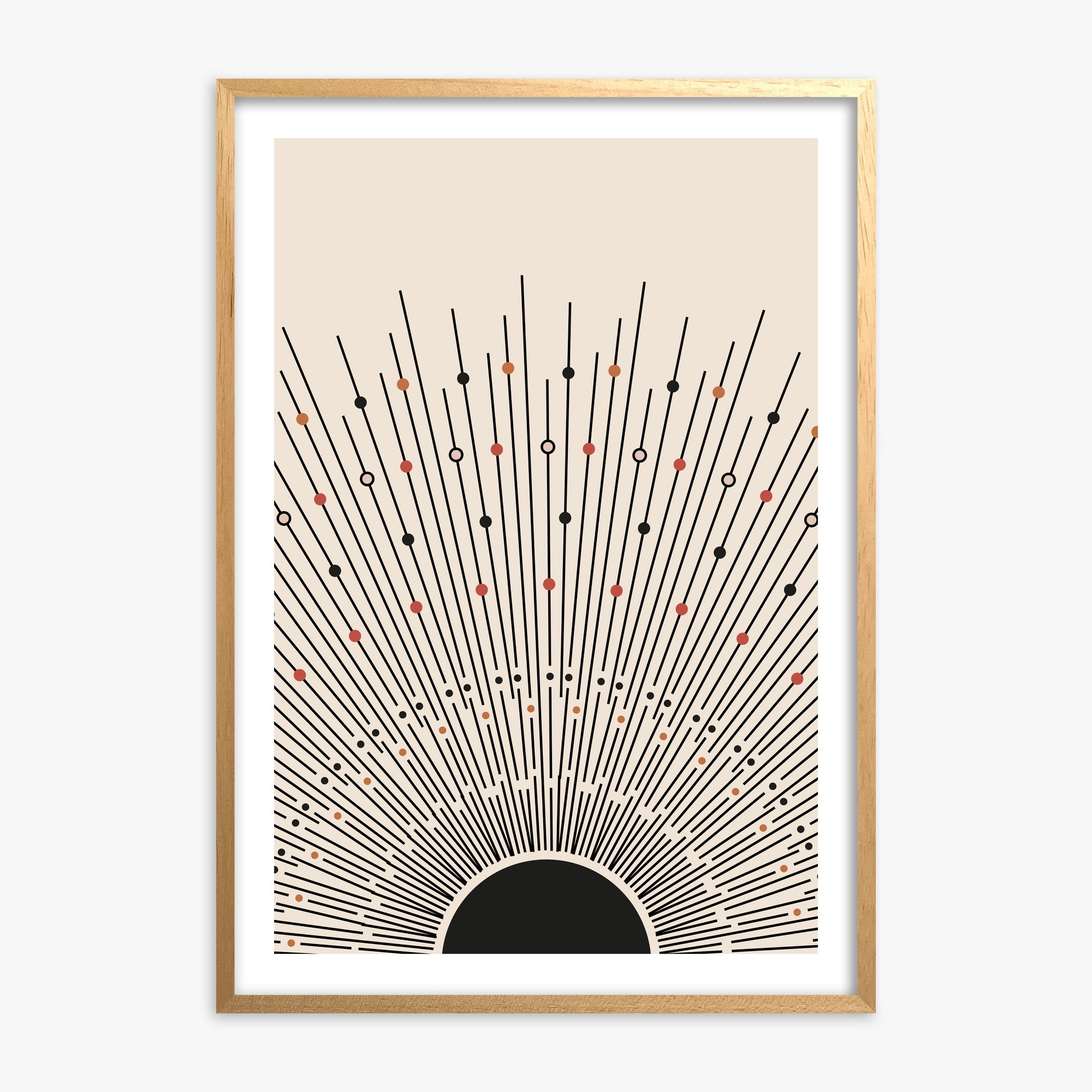 Cosmic Radiance, 70x100cm Oak Framed Art Reproduction