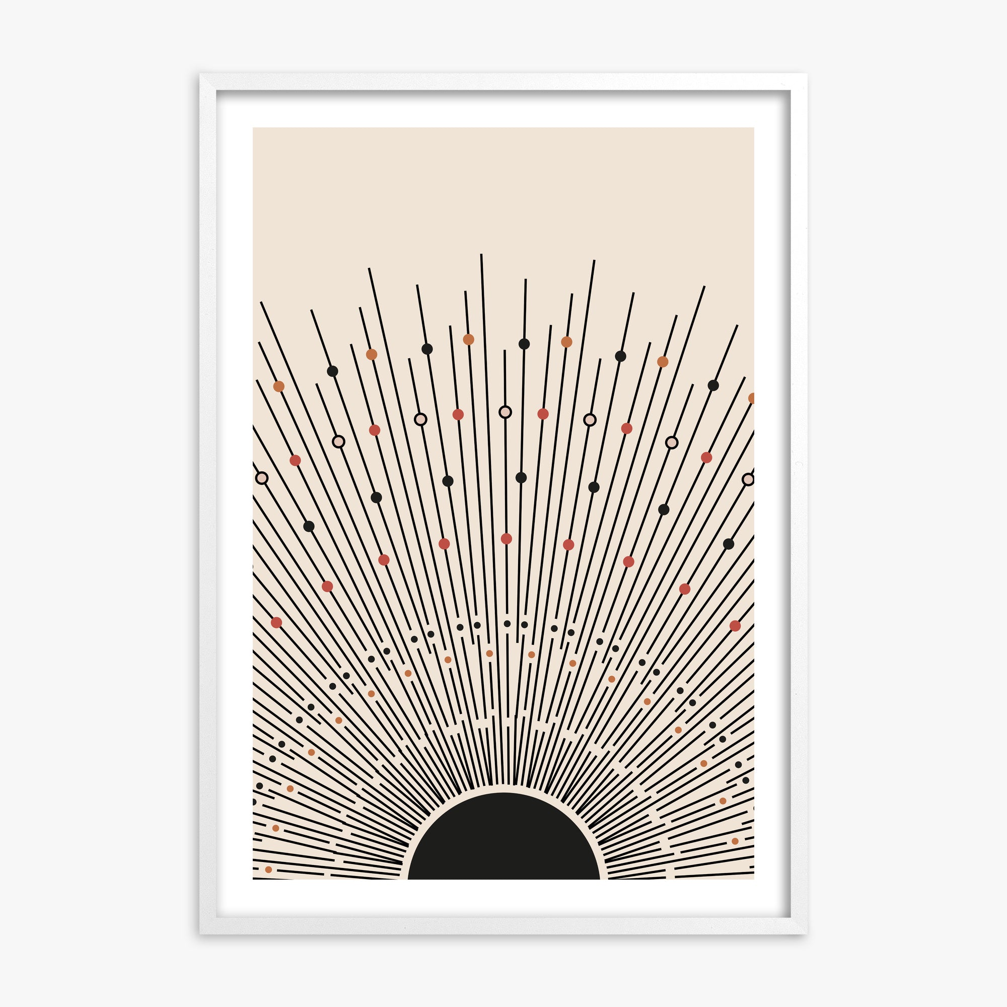 Cosmic Radiance, 70x100cm Whitek Framed Art Reproduction