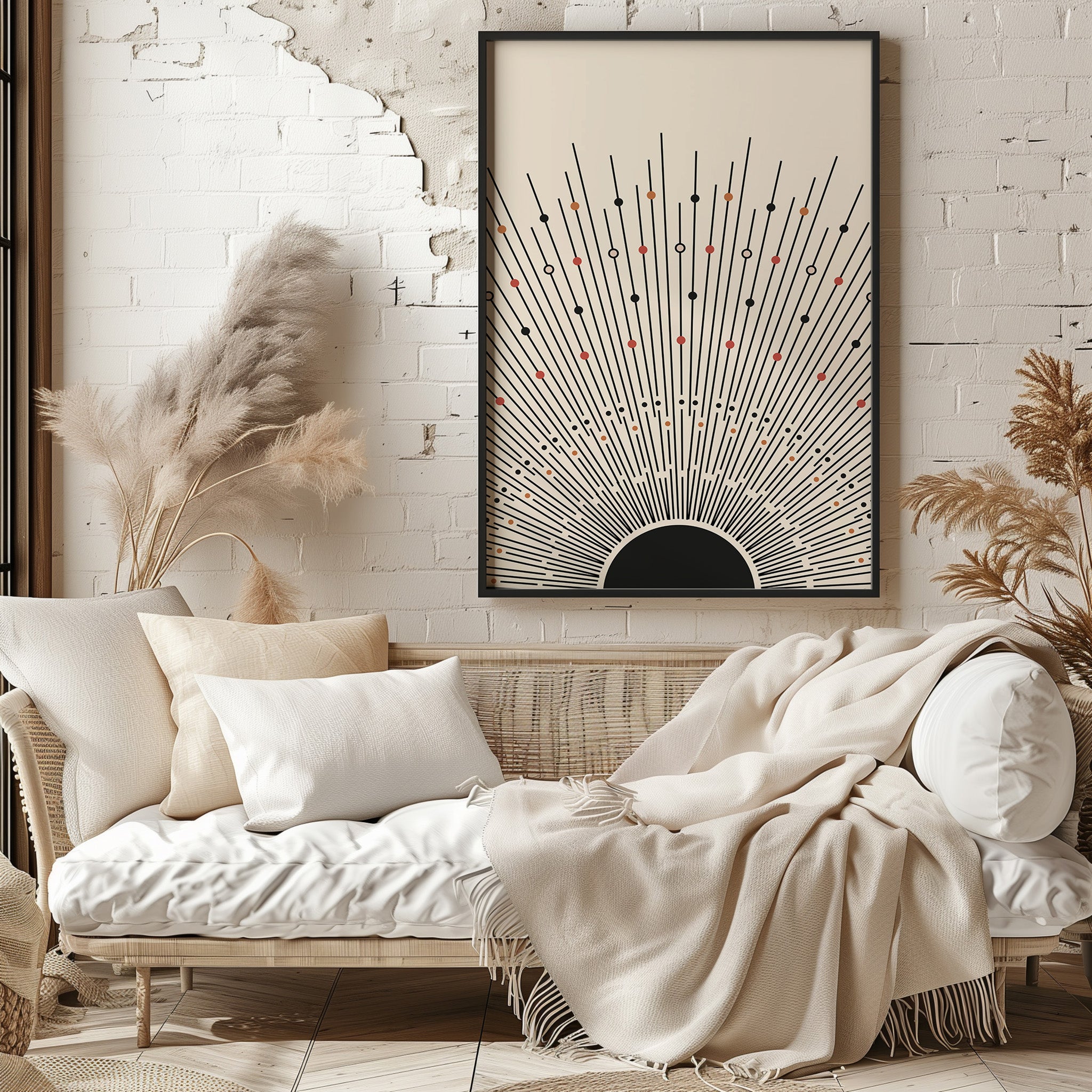 Design Concept No. 29 for Cosmic Radiance Modern Poster Art