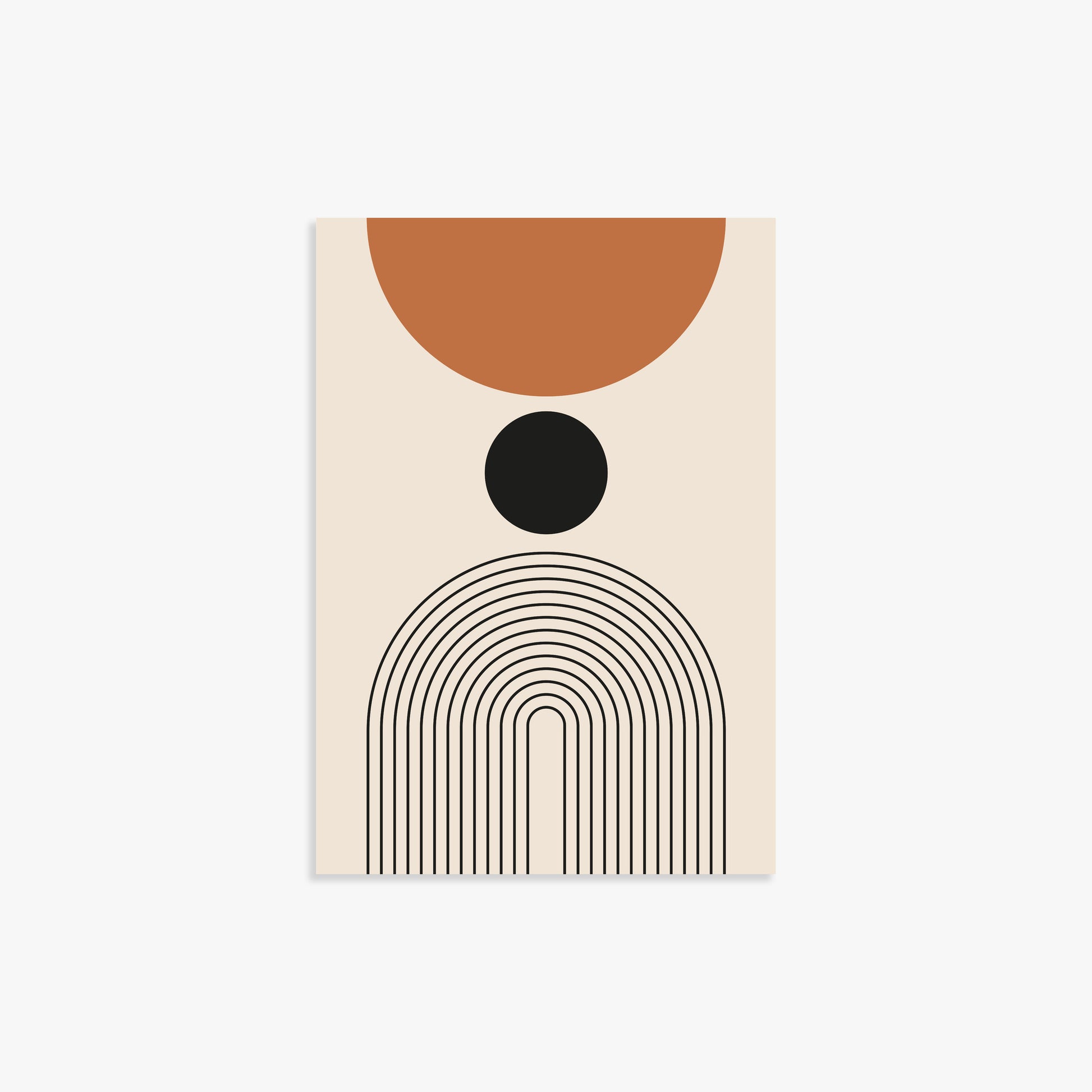 Descending Eclipse, 21x30cm Poster Unframed