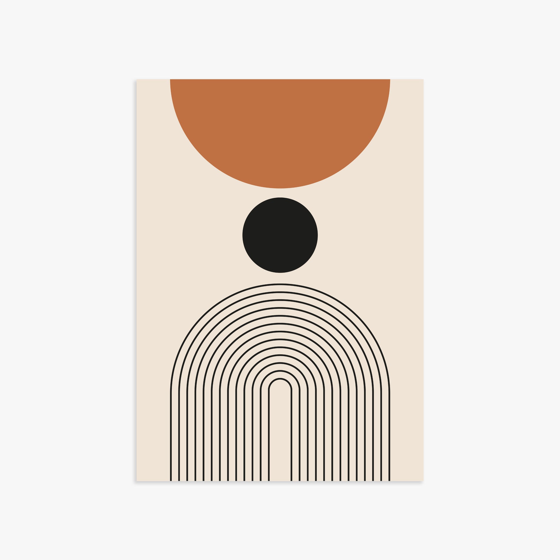 Descending Eclipse, 50x70cm Poster Unframed