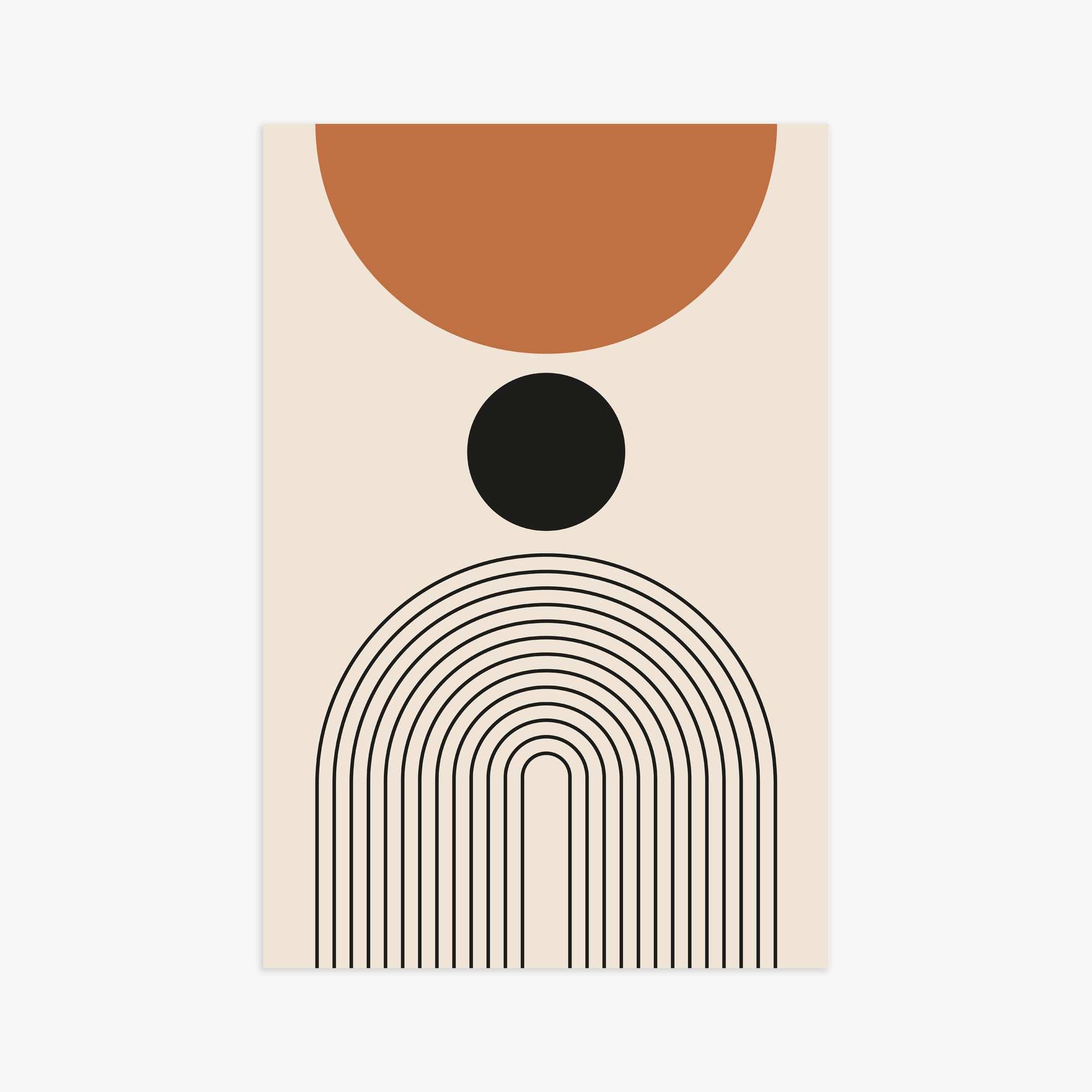 Descending Eclipse, 61x91cm Poster Unframed
