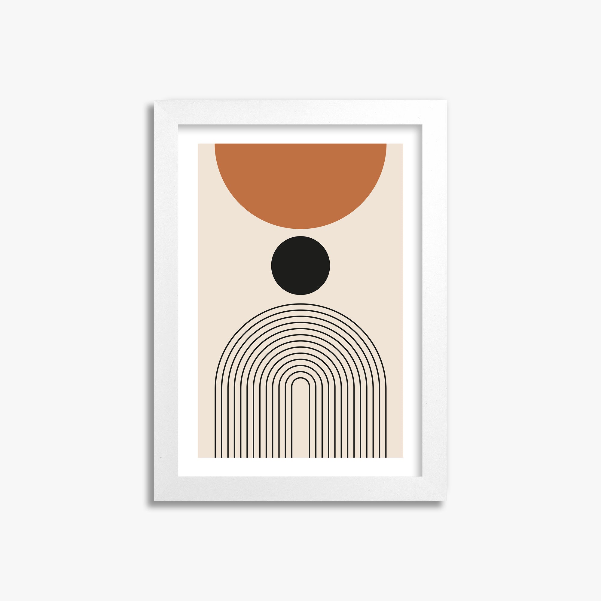 Descending Eclipse, 21x30cm Whitek Framed Art Reproduction