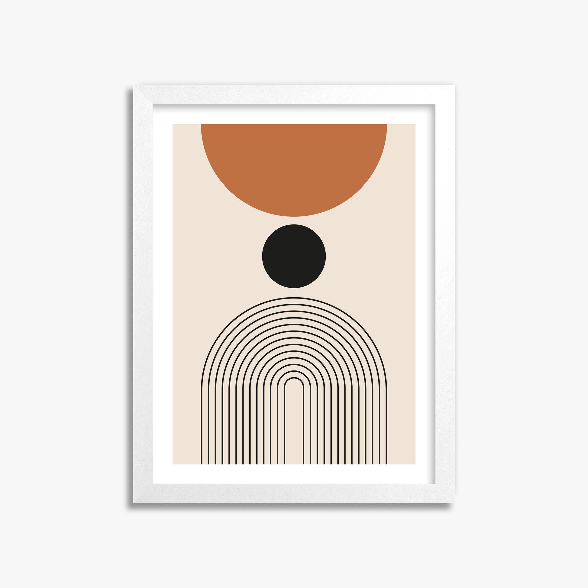 Descending Eclipse, 30x40cm Whitek Framed Art Reproduction