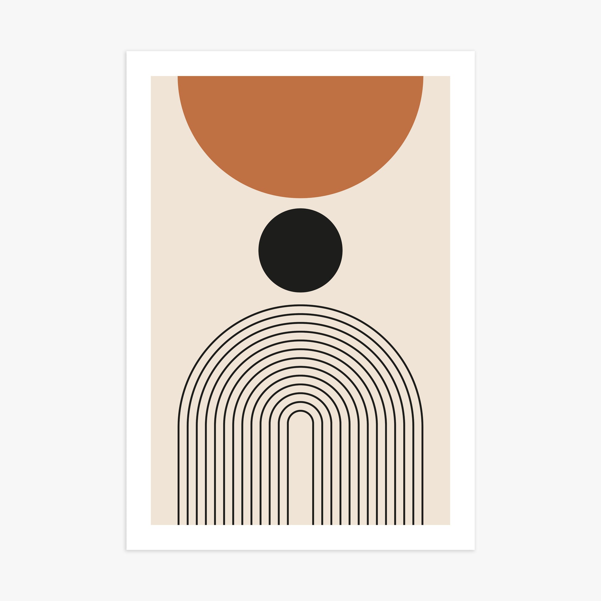 Descending Eclipse, 70x100cm Printed Poster