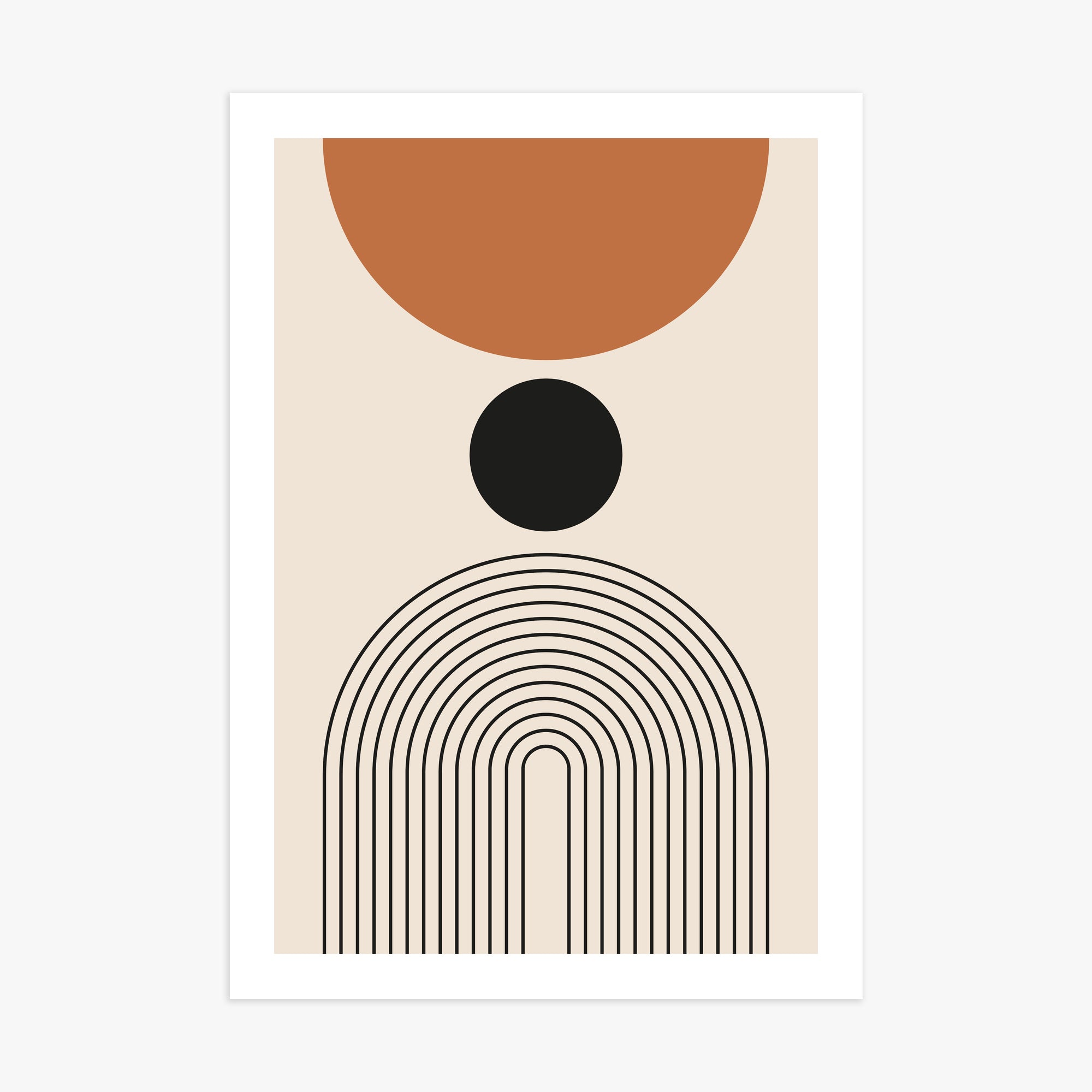 Descending Eclipse, 70x100cm Printed Poster