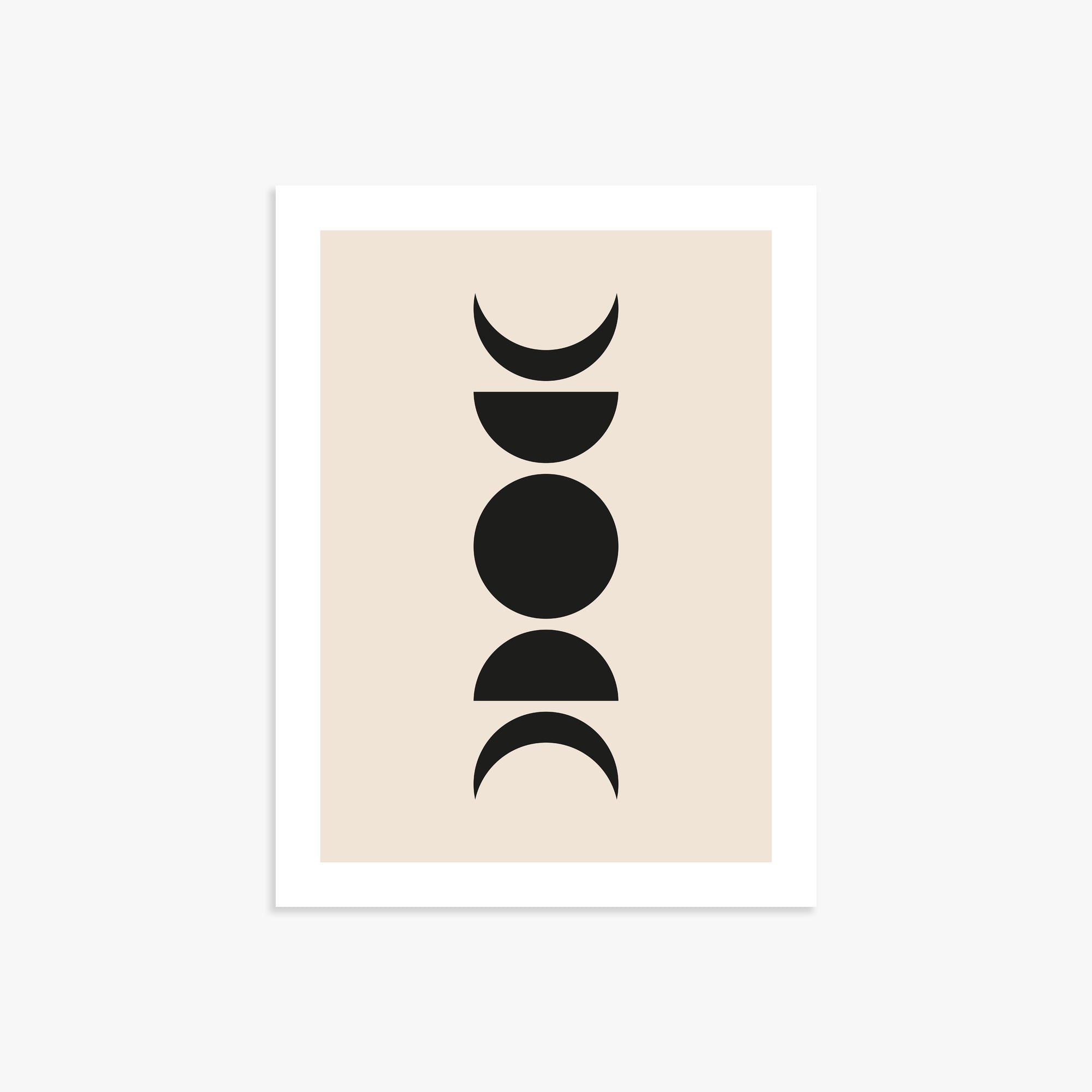 Lunar Phases, 30x40cm Printed Poster