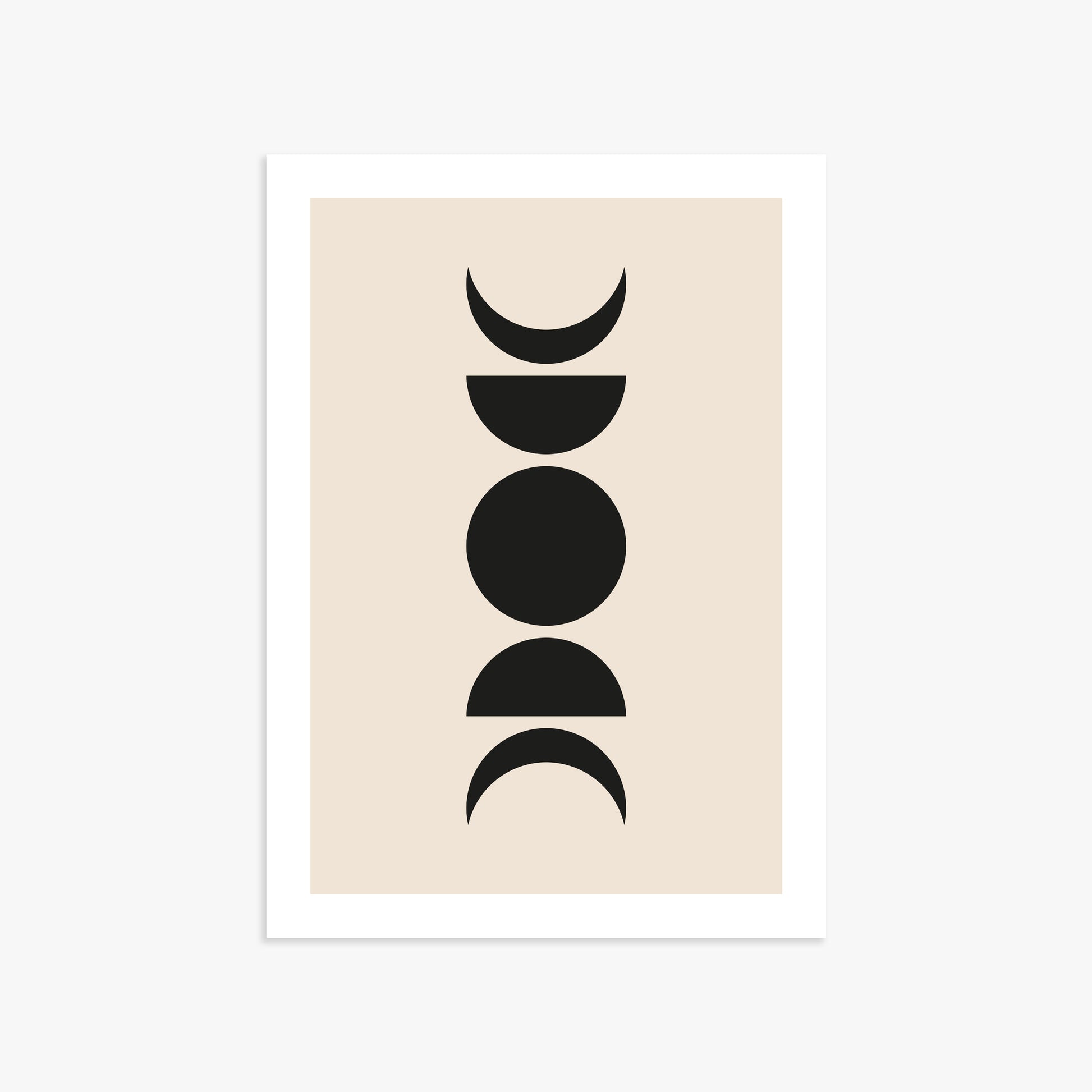 Lunar Phases, 50x70cm Printed Poster