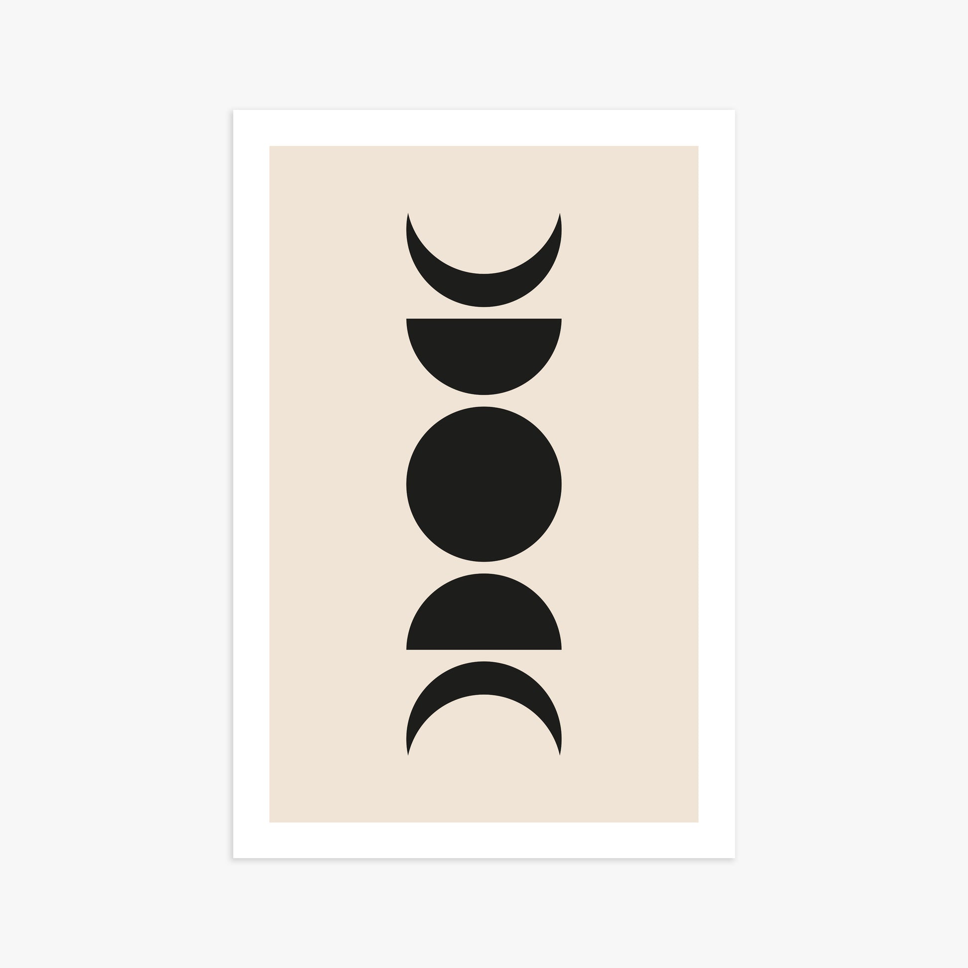 Lunar Phases, 61x91cm Printed Poster