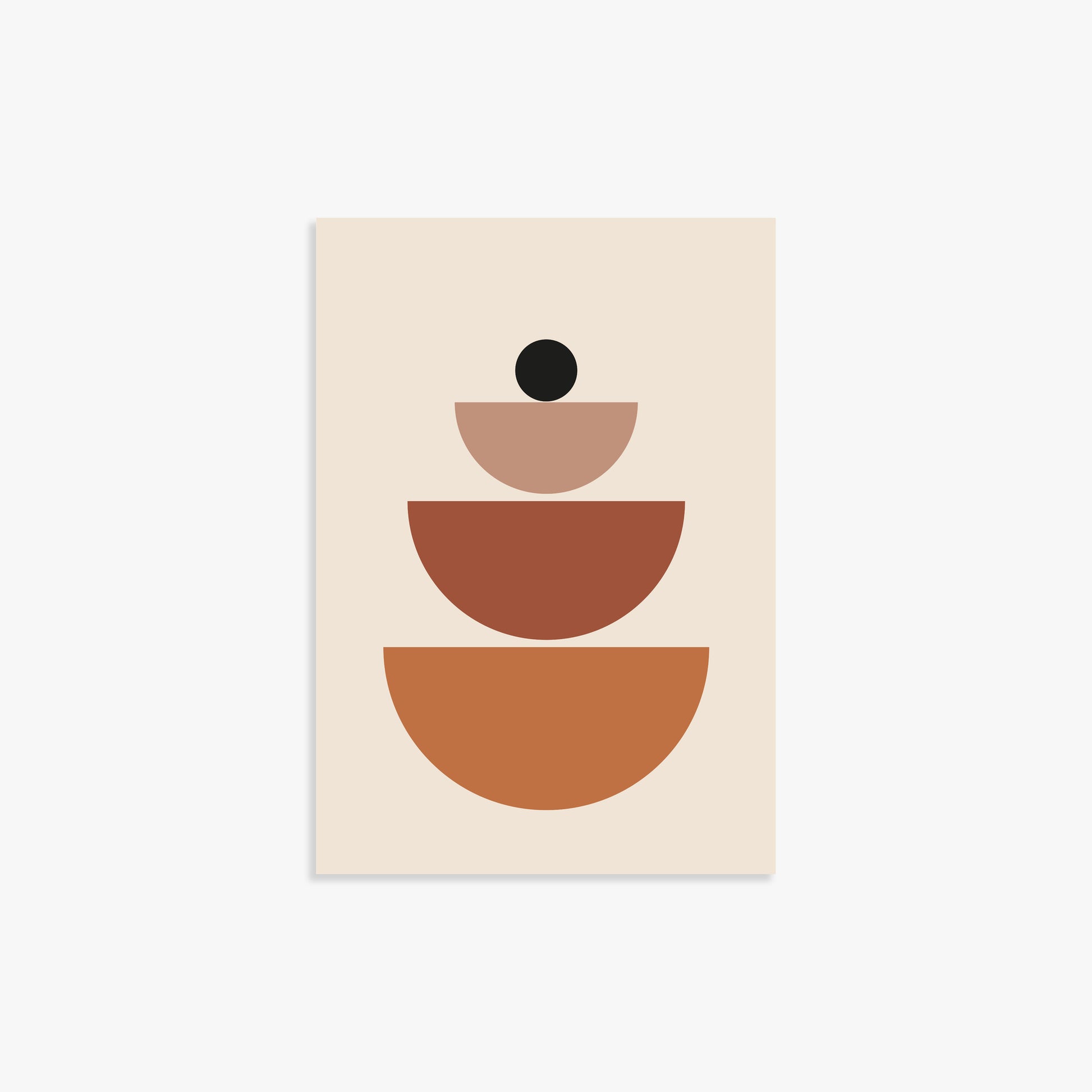 Terracotta Balance, 21x30cm Poster Unframed