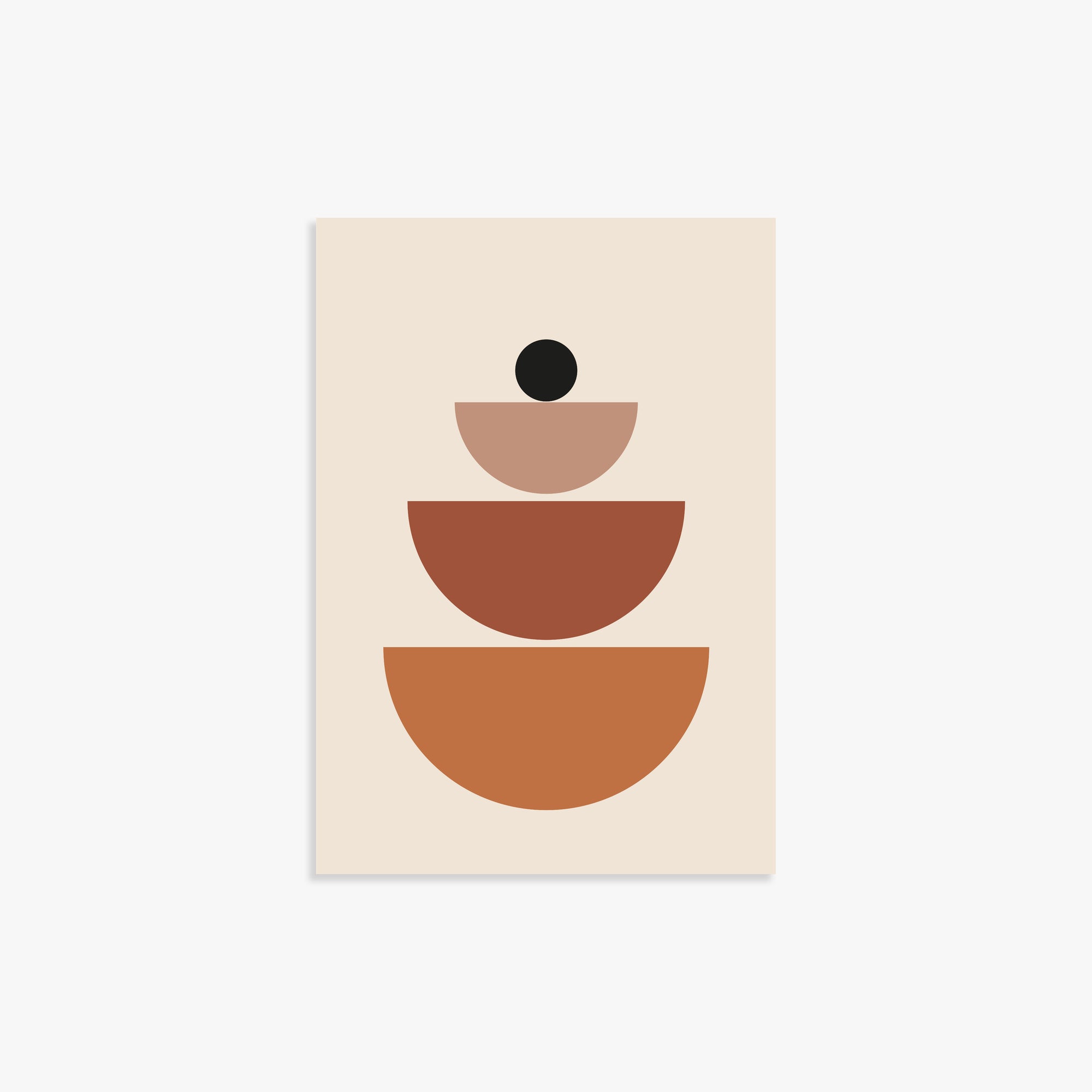Terracotta Balance, 21x30cm Poster Unframed