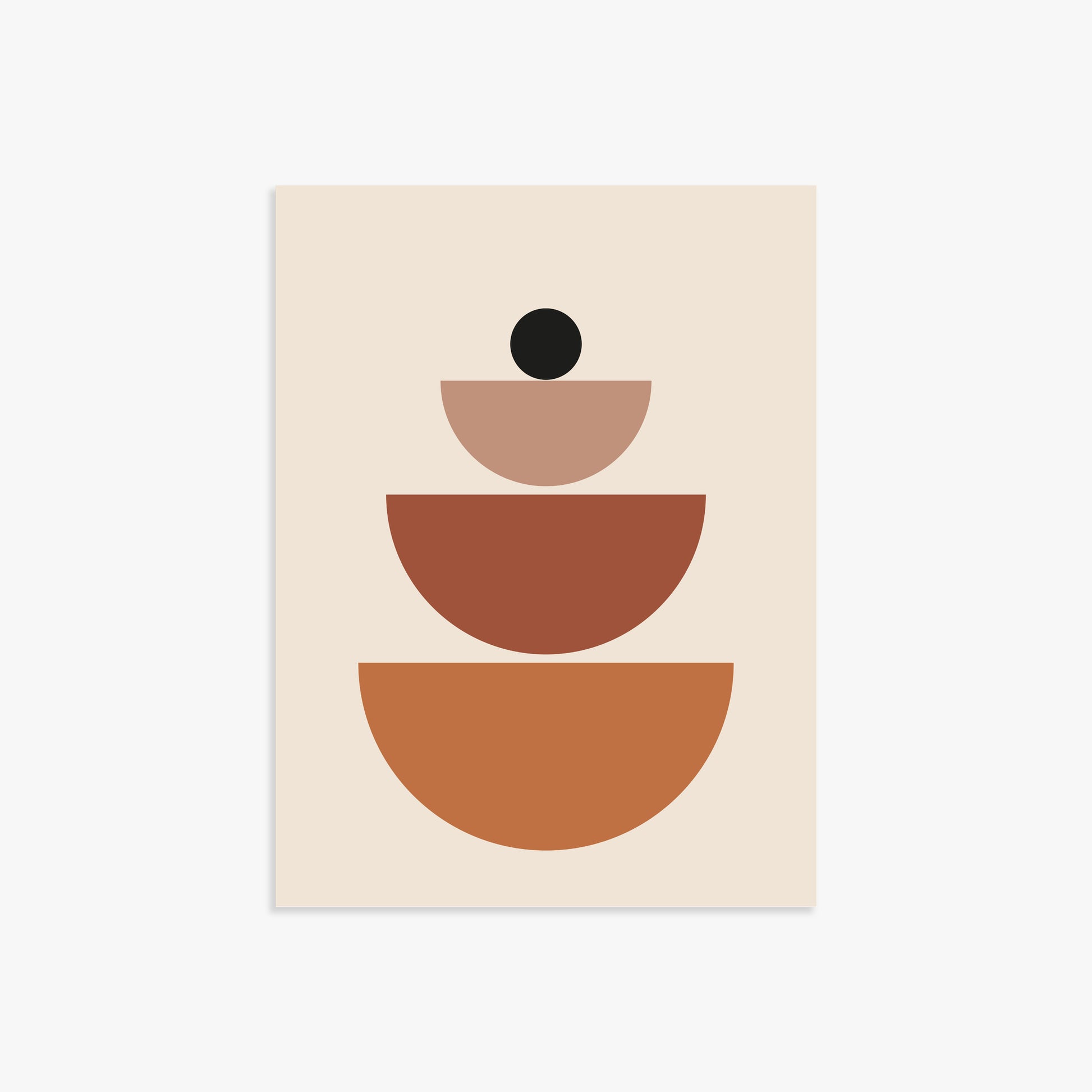Terracotta Balance, 30x40cm Poster Unframed