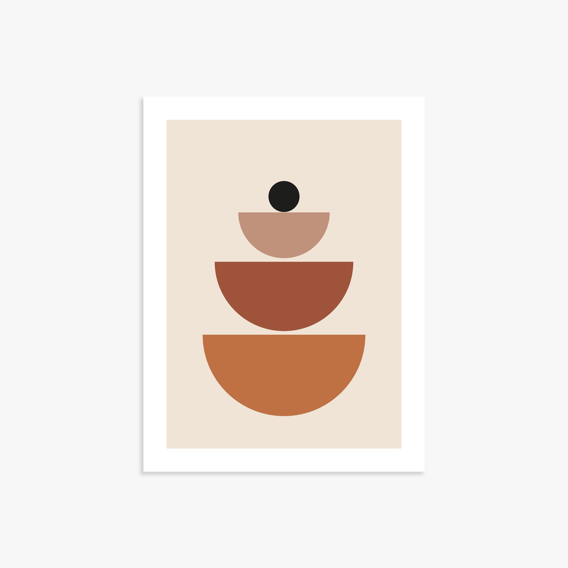 Terracotta Balance, 30x40cm Printed Poster