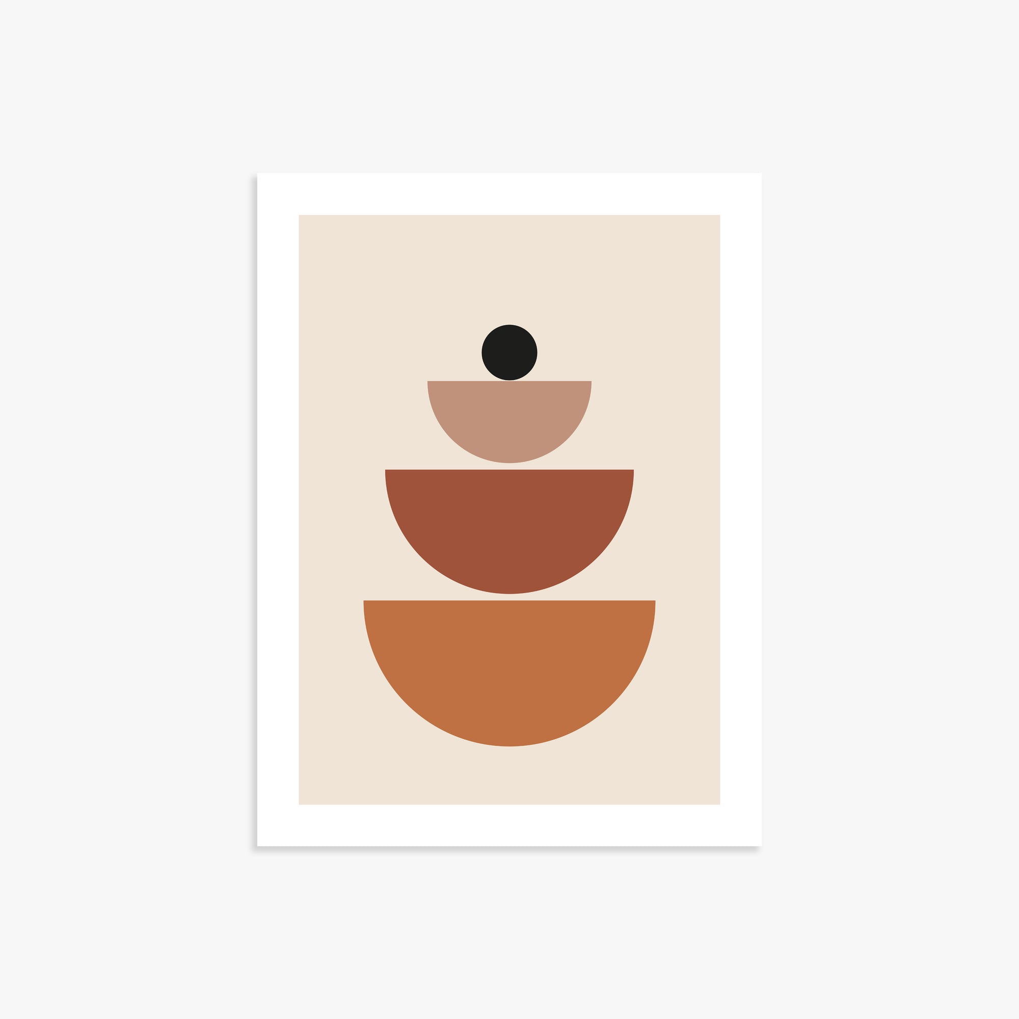 Terracotta Balance, 30x40cm Printed Poster
