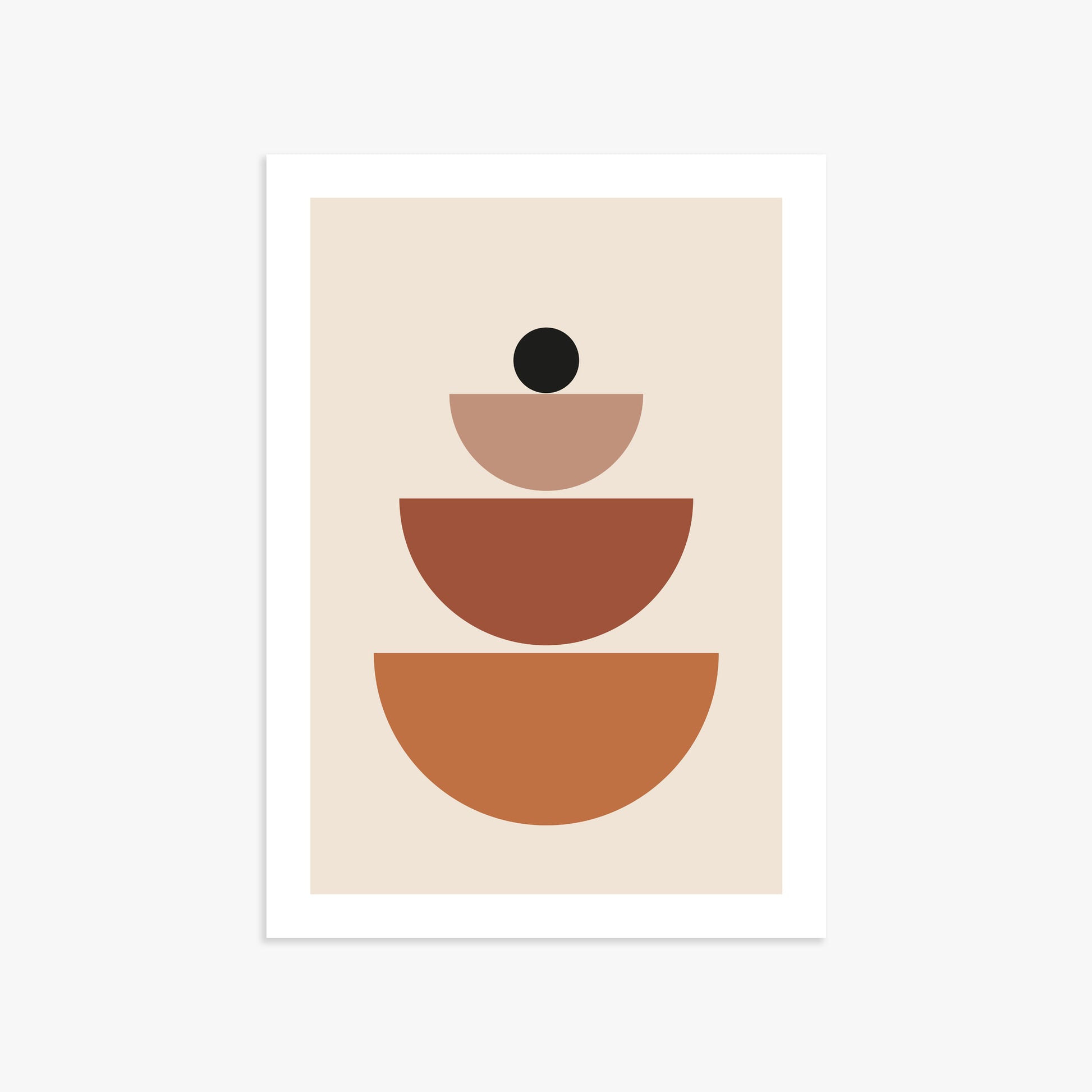 Terracotta Balance, 50x70cm Printed Poster