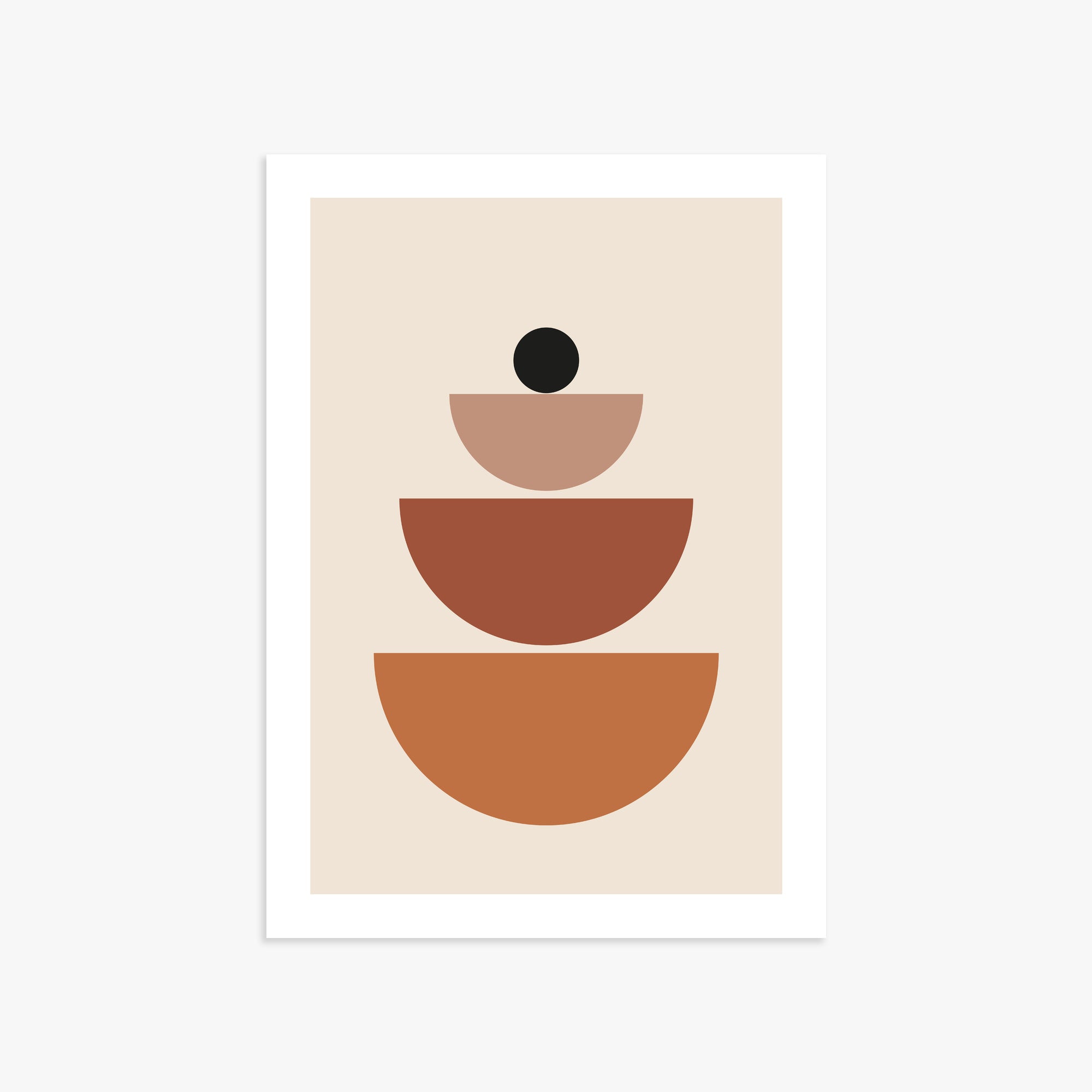 Terracotta Balance, 50x70cm Printed Poster