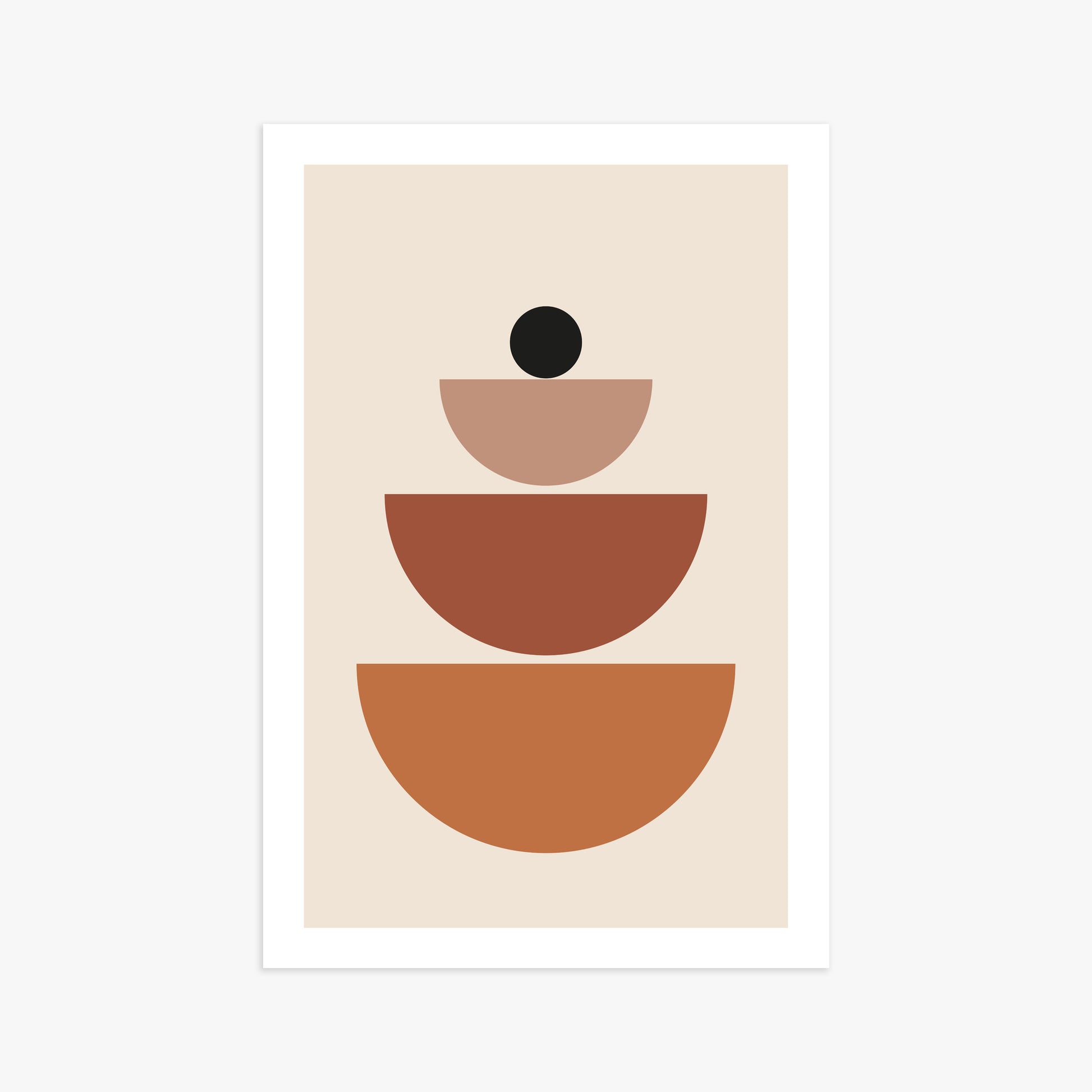 Terracotta Balance, 61x91cm Printed Poster