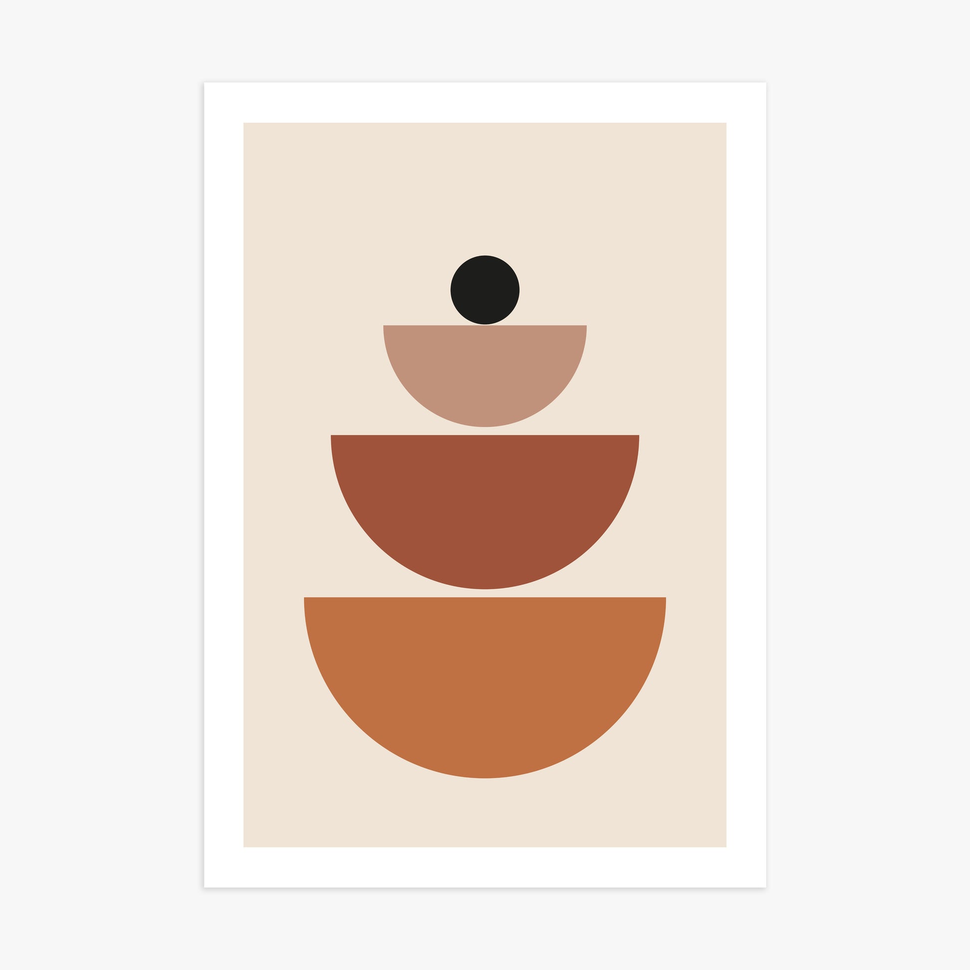 Terracotta Balance, 70x100cm Printed Poster