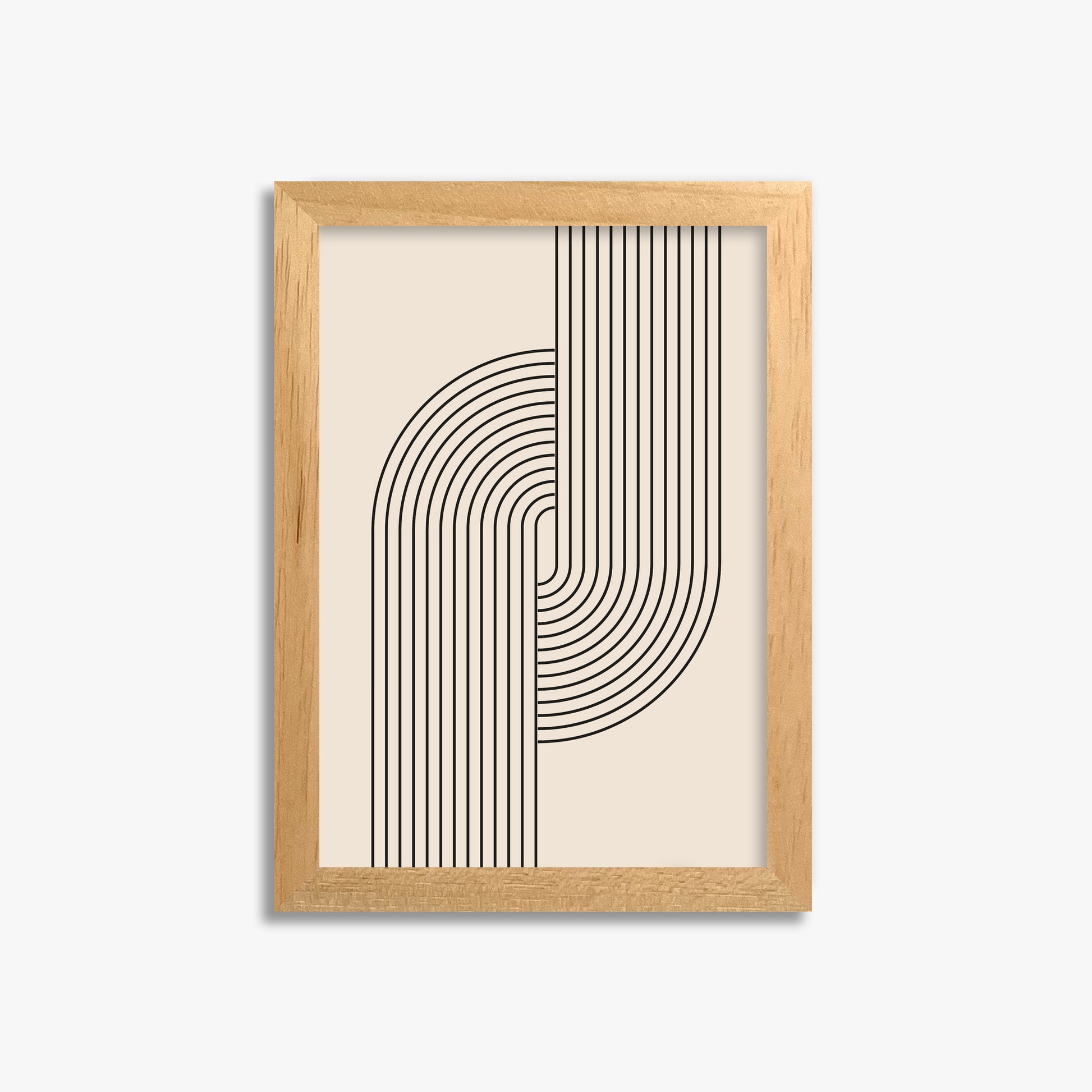 Harmony Flow, 21x30cm Framed Poster With Oak Frame