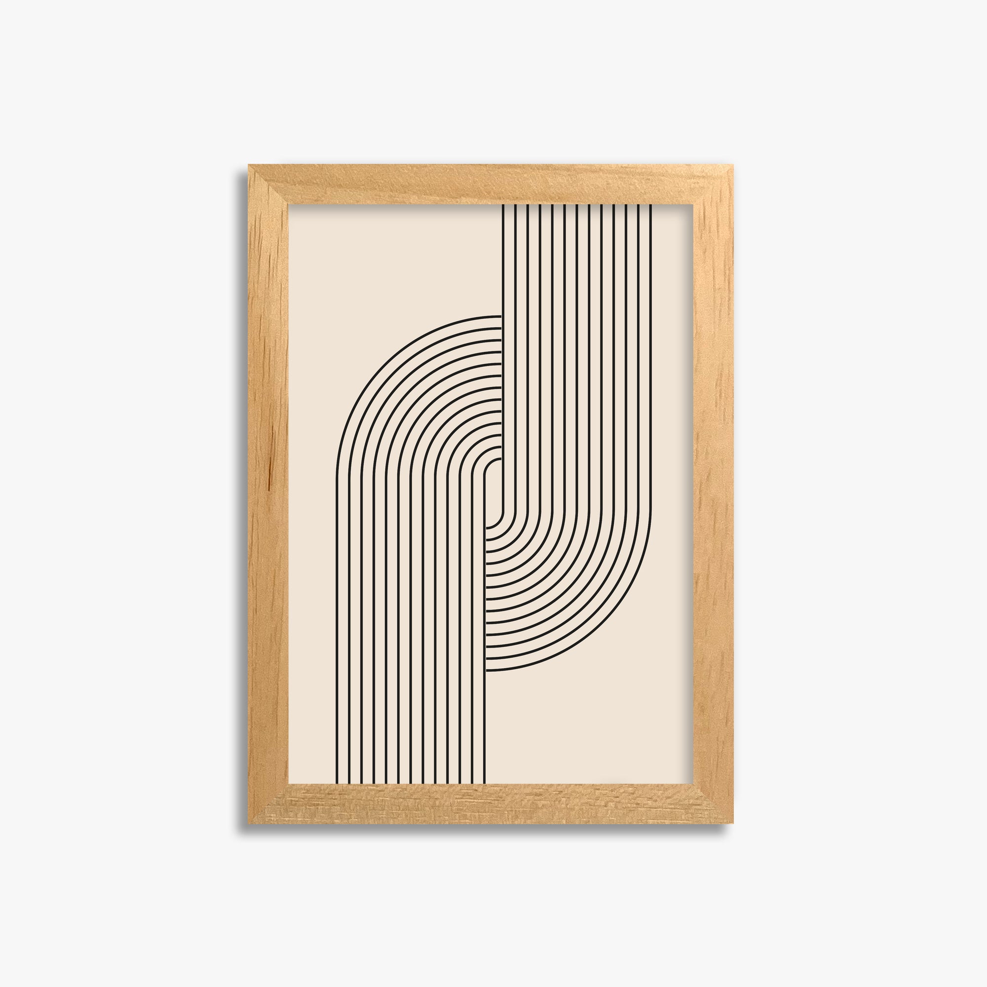Harmony Flow, 21x30cm Framed Poster With Oak Frame
