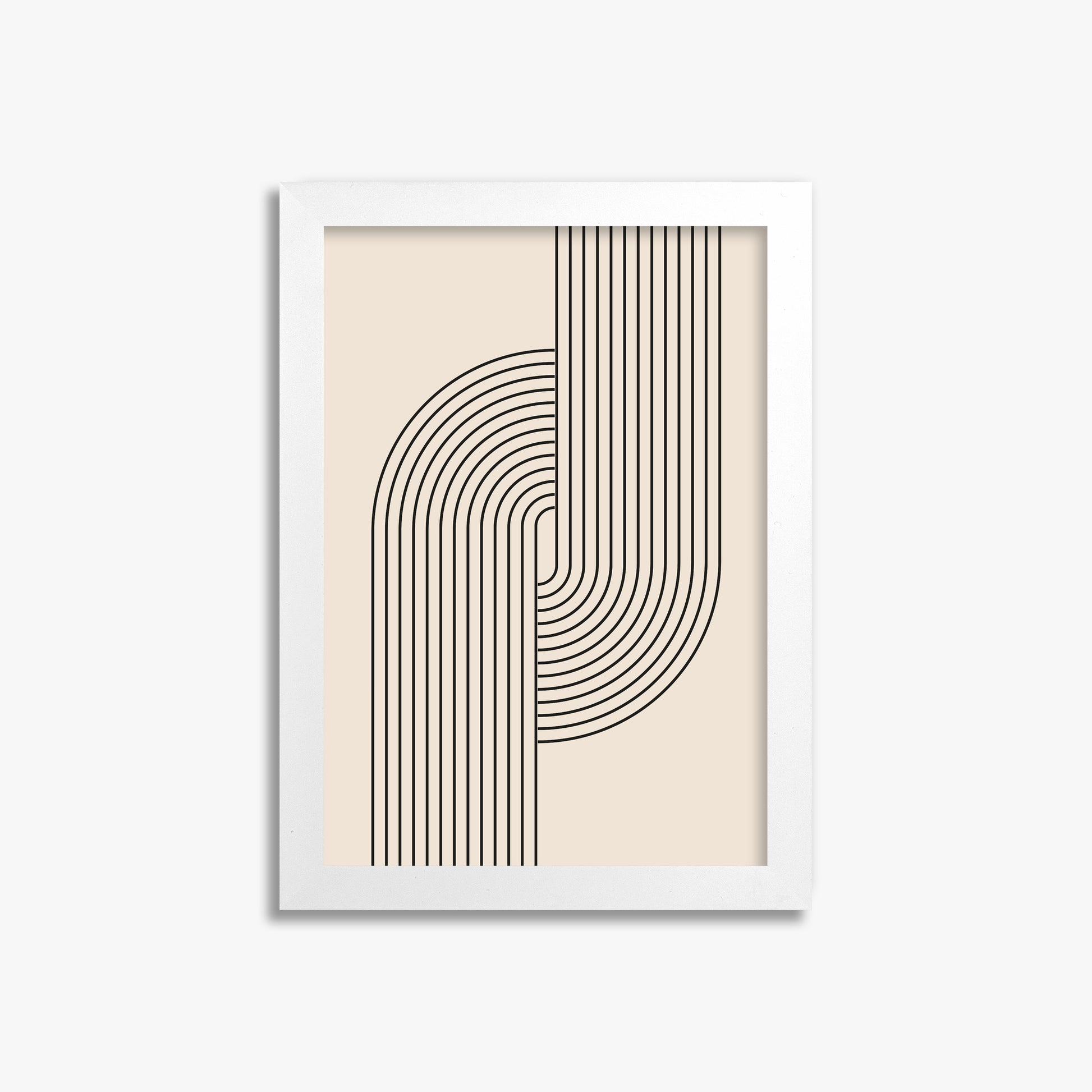 Harmony Flow, 21x30cm Framed Poster With White Frame