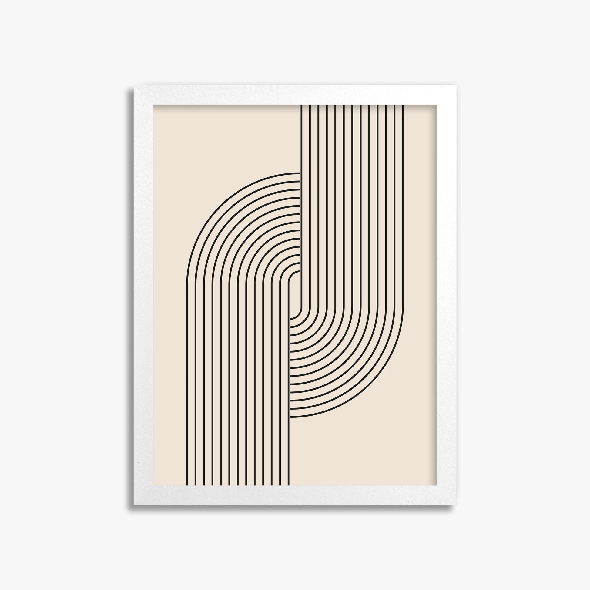 Harmony Flow, 30x40cm Framed Poster With White Frame