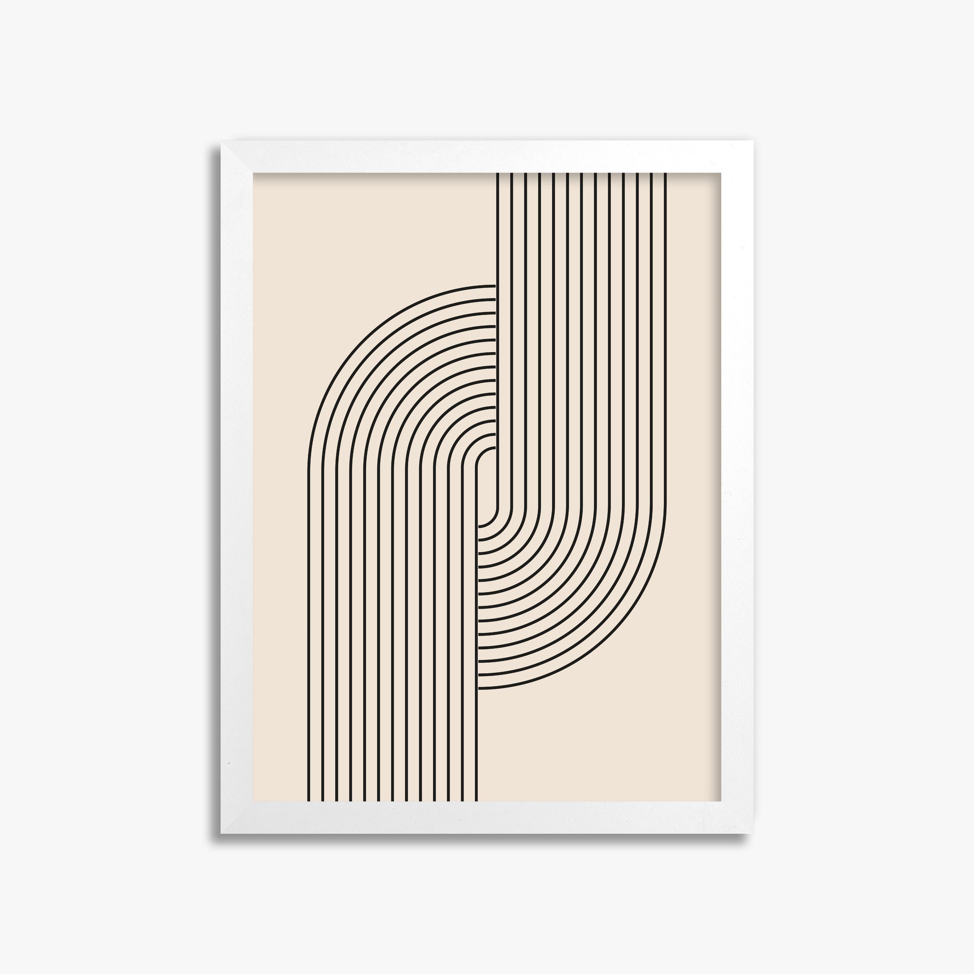 Harmony Flow, 30x40cm Framed Poster With White Frame