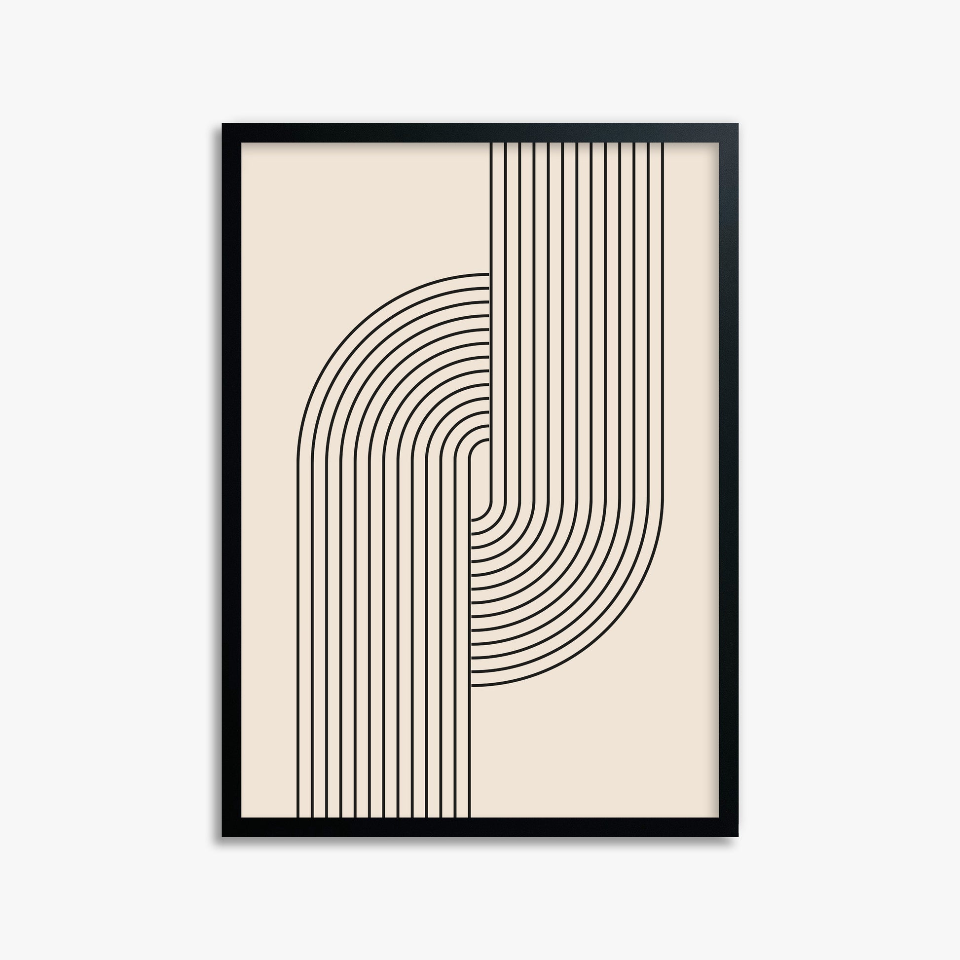 Harmony Flow, 50x70cm Framed Poster With Black Frame