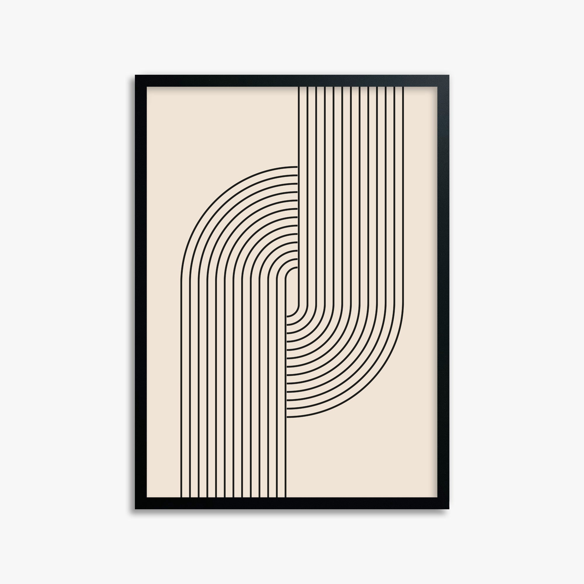 Harmony Flow, 50x70cm Framed Poster With Black Frame