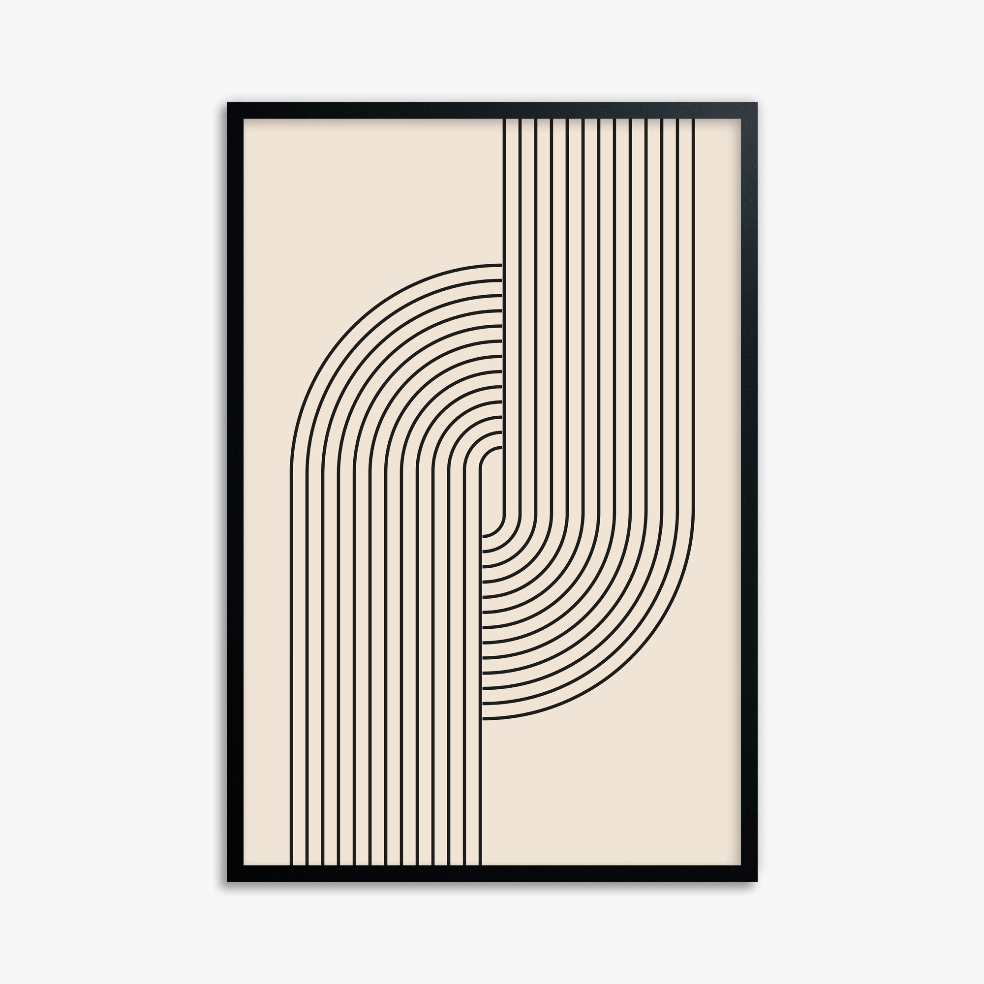 Harmony Flow, 61x91cm Framed Poster With Black Frame