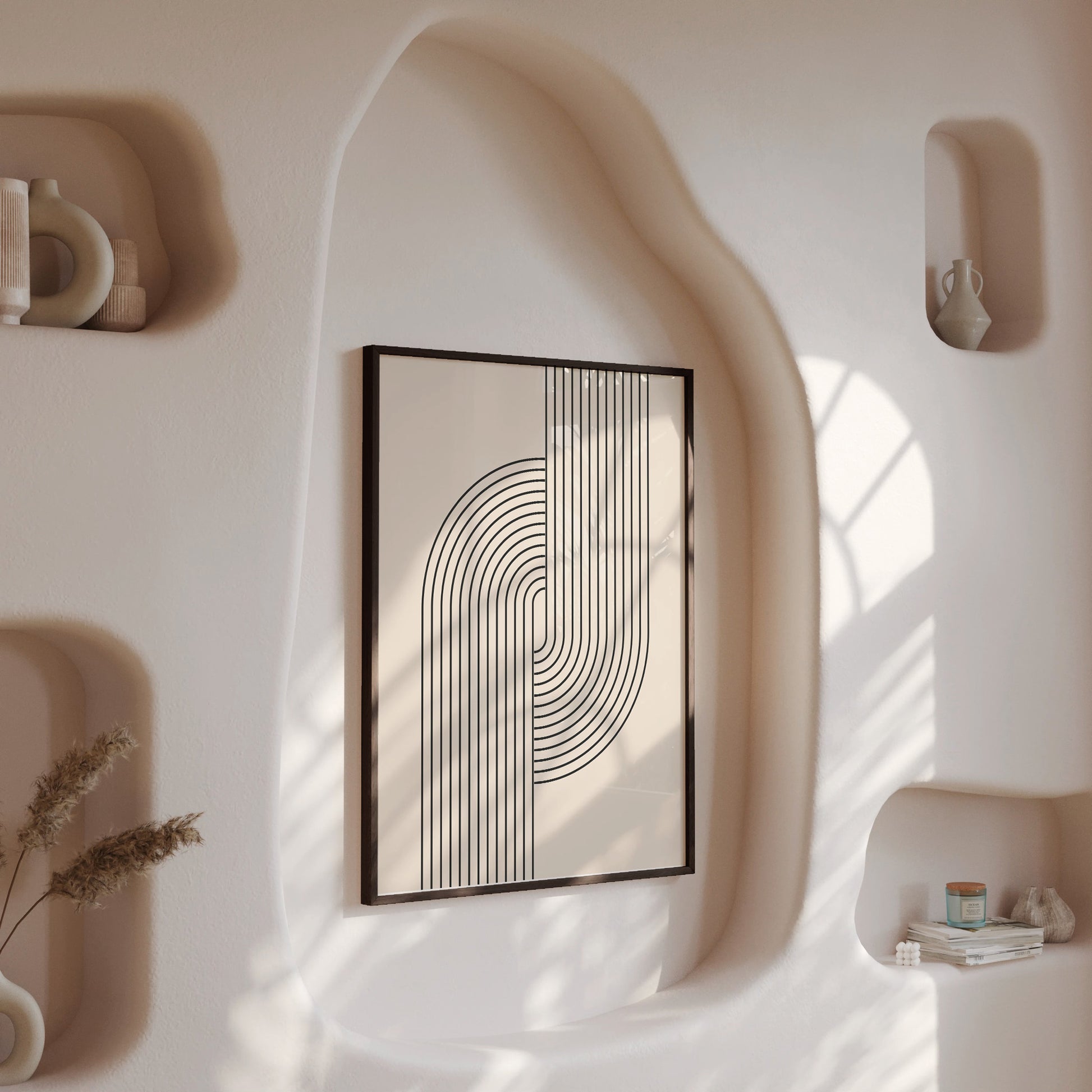 Design Concept No. 13 for Harmony Flow Modern Poster Art