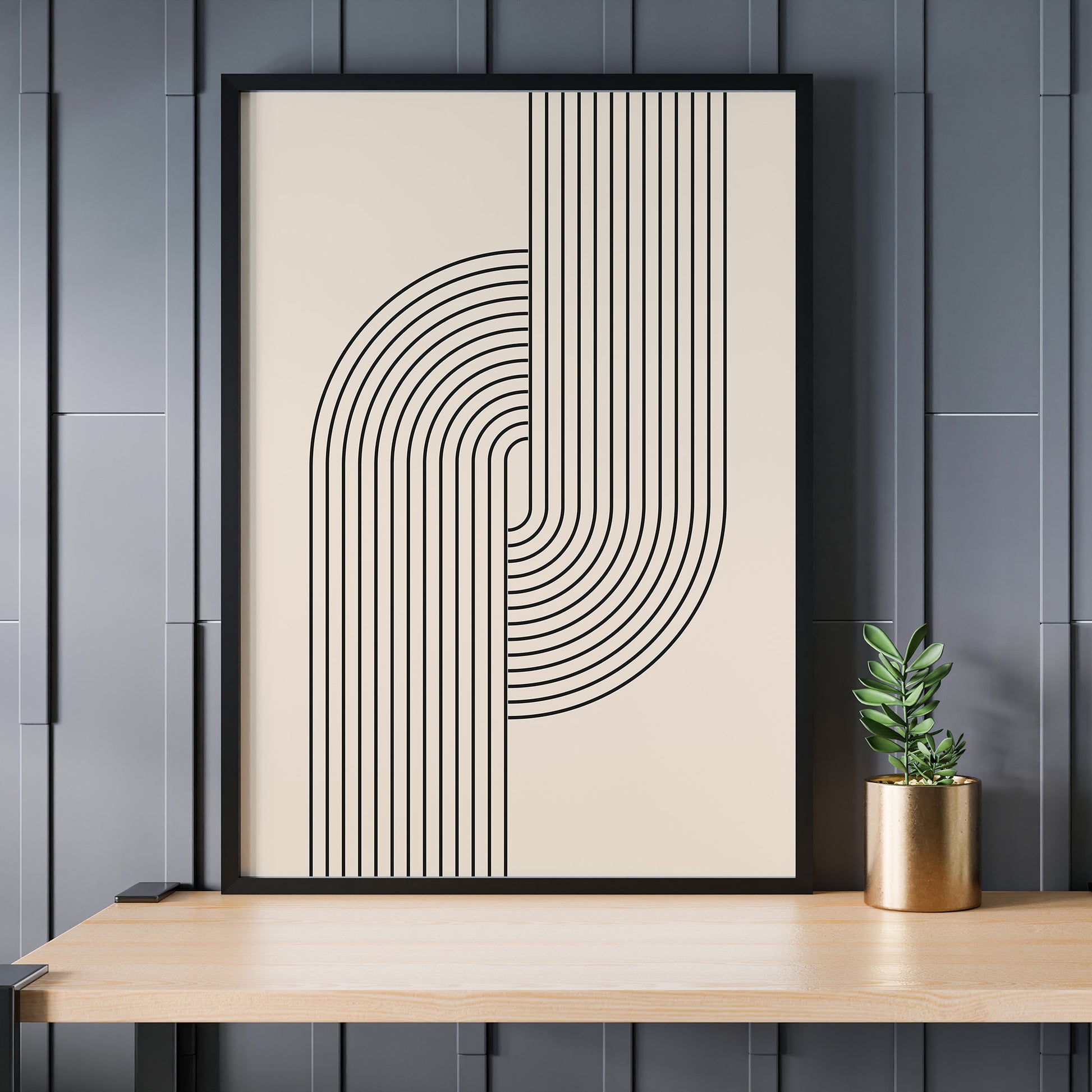 Design Concept No. 24 for Harmony Flow Modern Poster Art