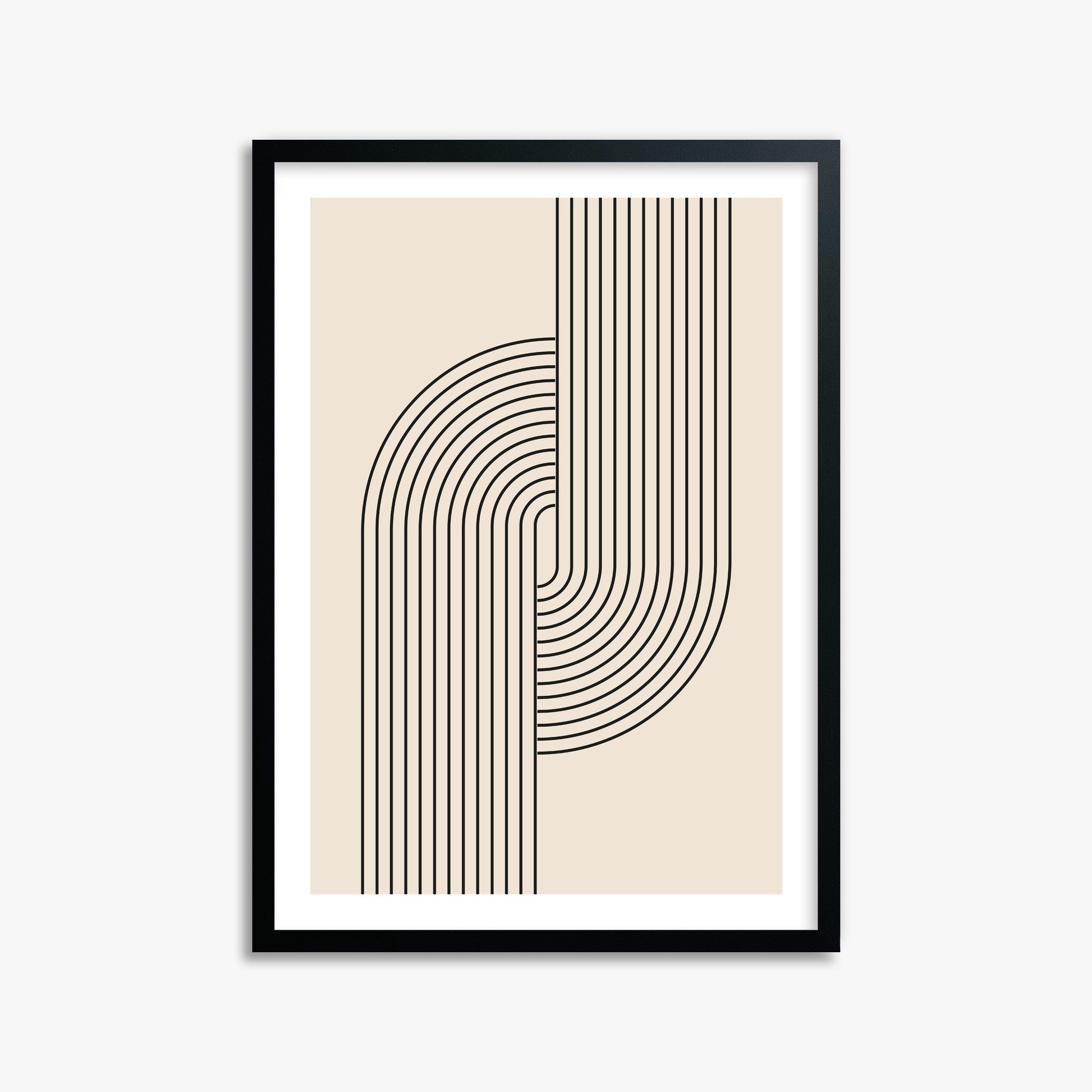 Harmony Flow, 50x70cm Black Framed Art Reproduction