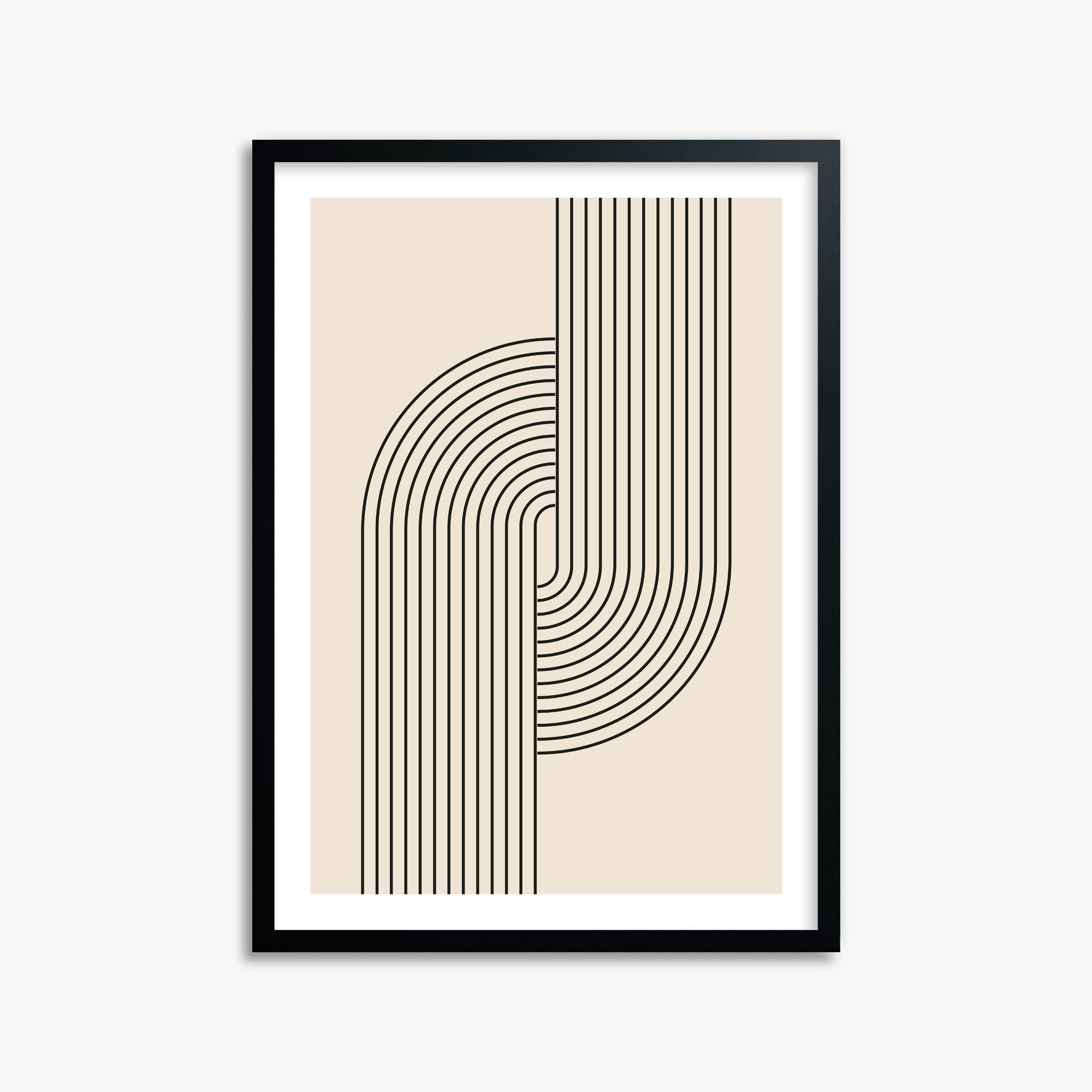 Harmony Flow, 50x70cm Black Framed Art Reproduction