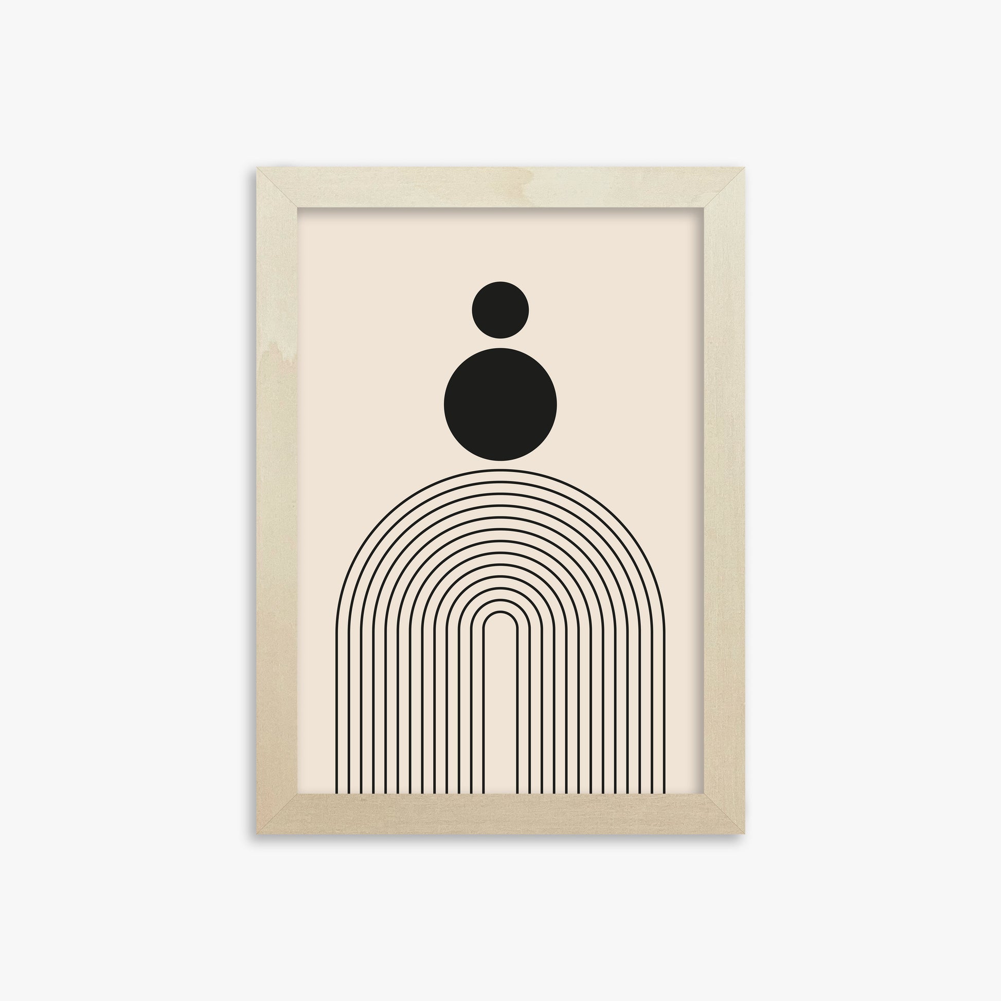 Harmony Balance, 21x30cm Framed Art Reproduction With Lime Wood Frame