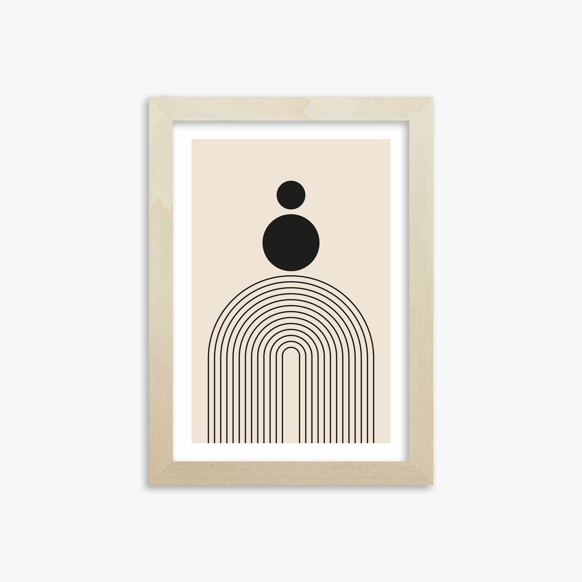 Harmony Balance, 21x30cm Framed Art Reproduction With Lime Wood Frame
