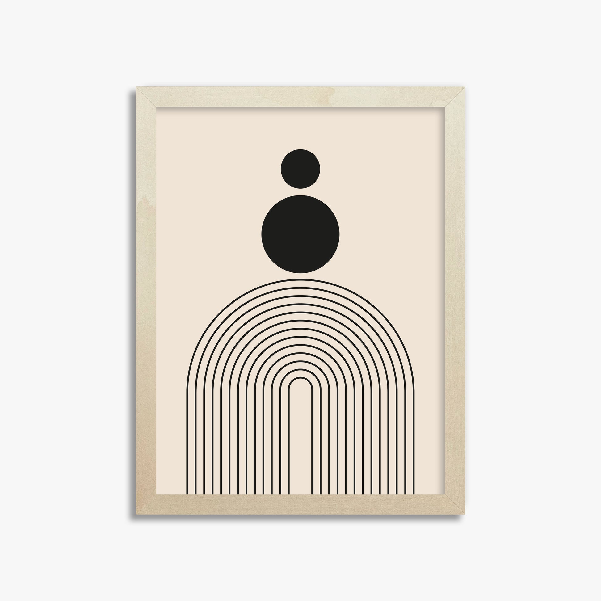 Harmony Balance, 30x40cm Framed Art Reproduction With Lime Wood Frame