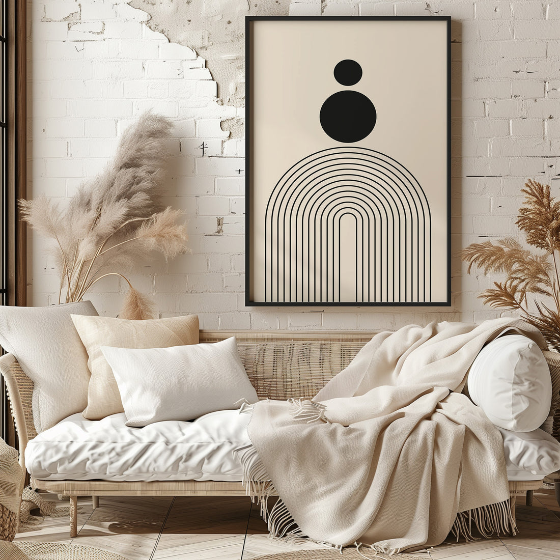 Harmony Balance, 50x70cm Framed Poster With Black Frame