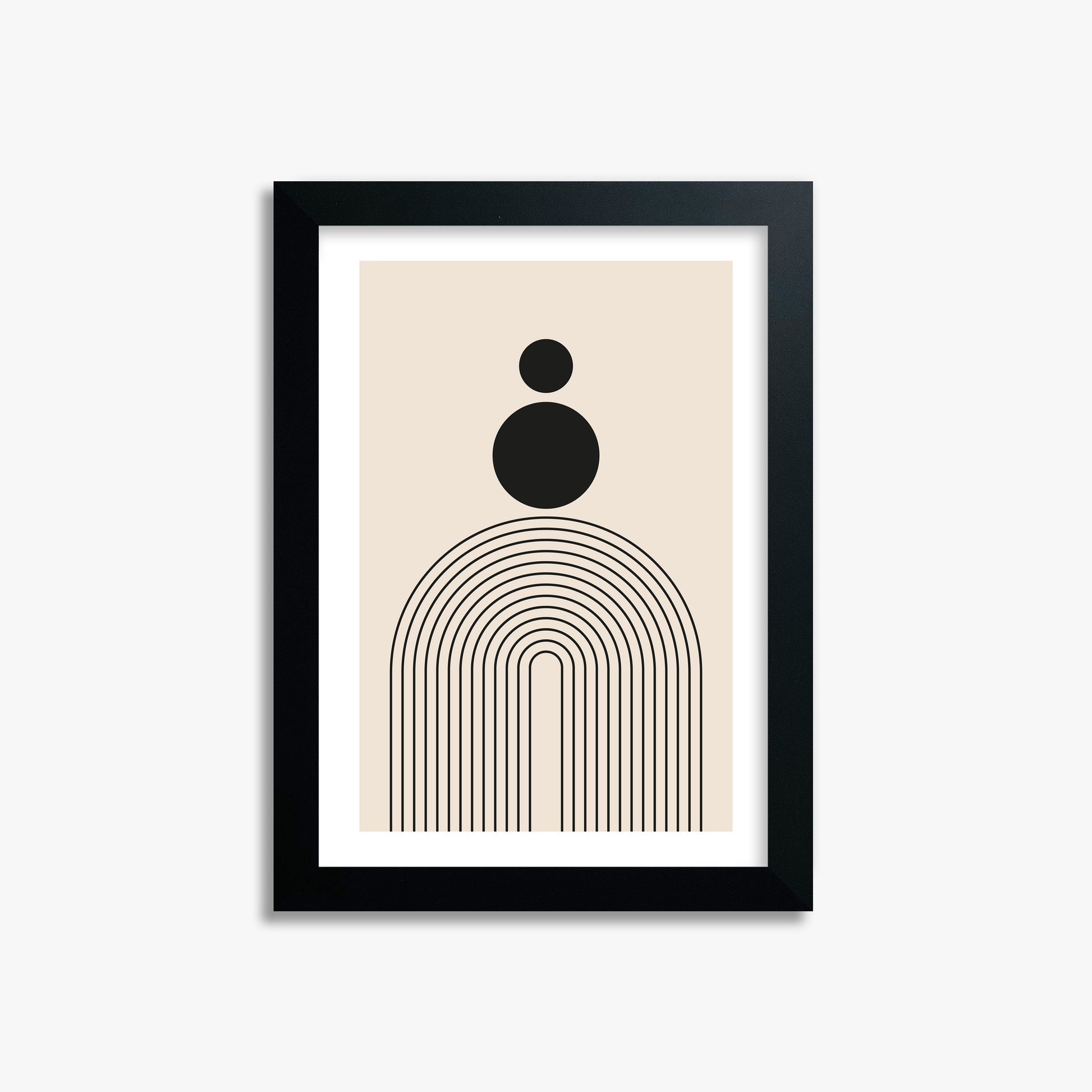 Harmony Balance, 21x30cm Black Framed Art Reproduction