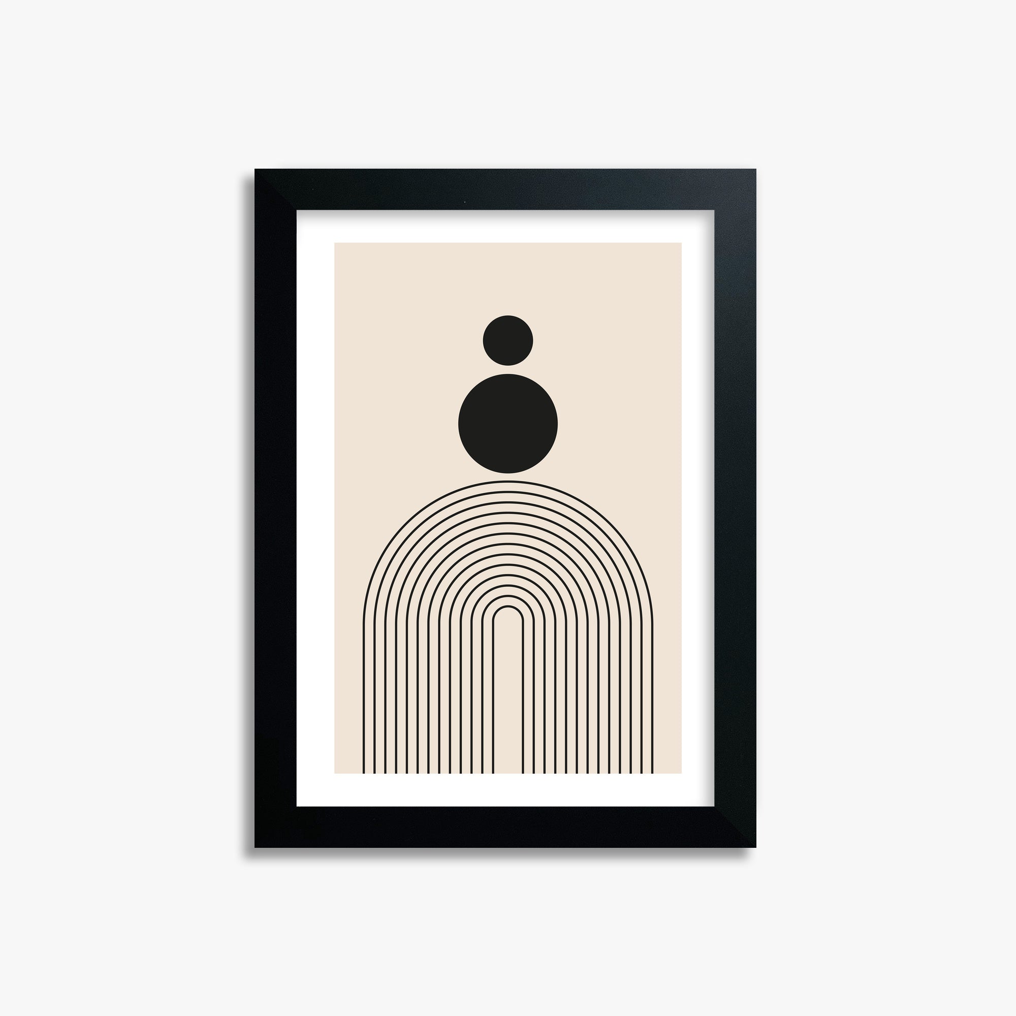 Harmony Balance, 21x30cm Black Framed Art Reproduction