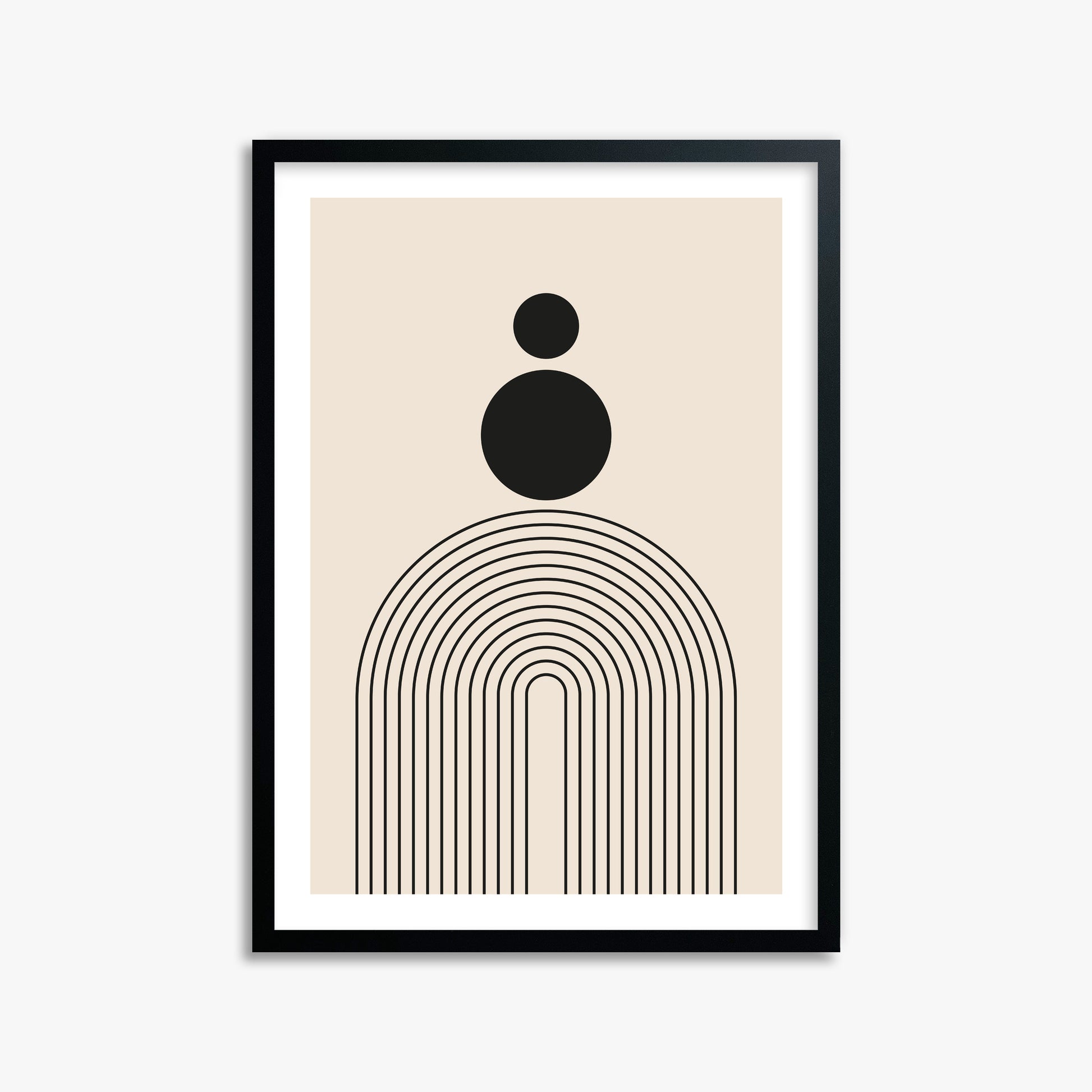 Harmony Balance, 50x70cm Black Framed Art Reproduction