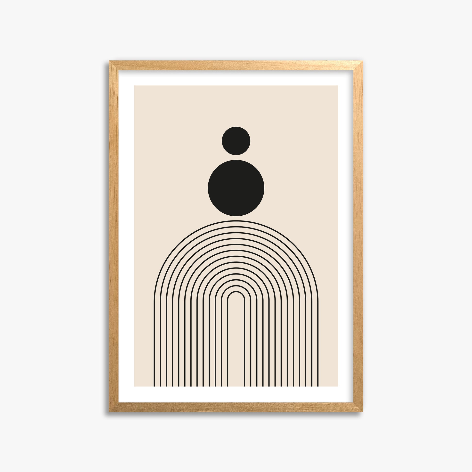 Harmony Balance, 50x70cm Oak Framed Art Reproduction