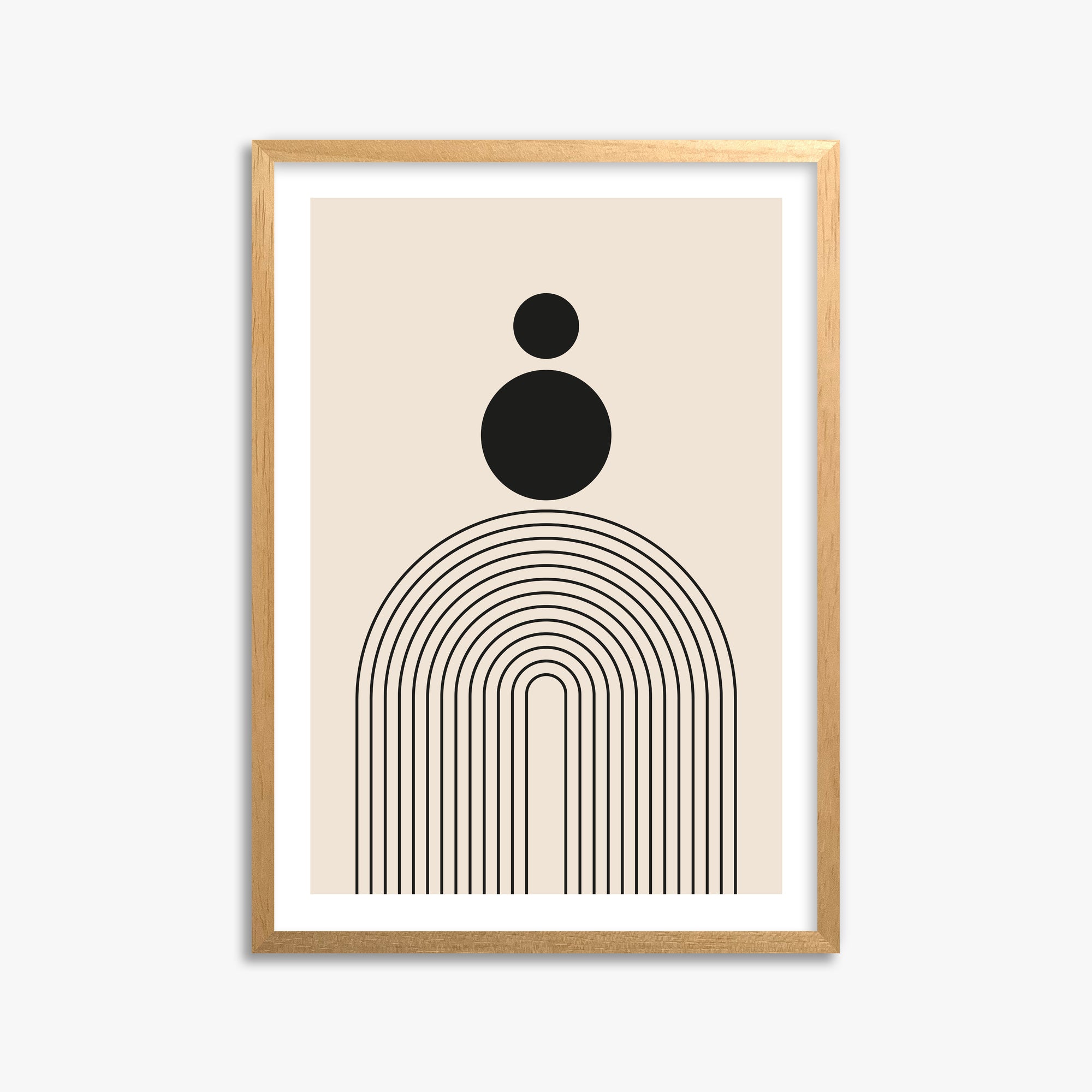 Harmony Balance, 50x70cm Oak Framed Art Reproduction
