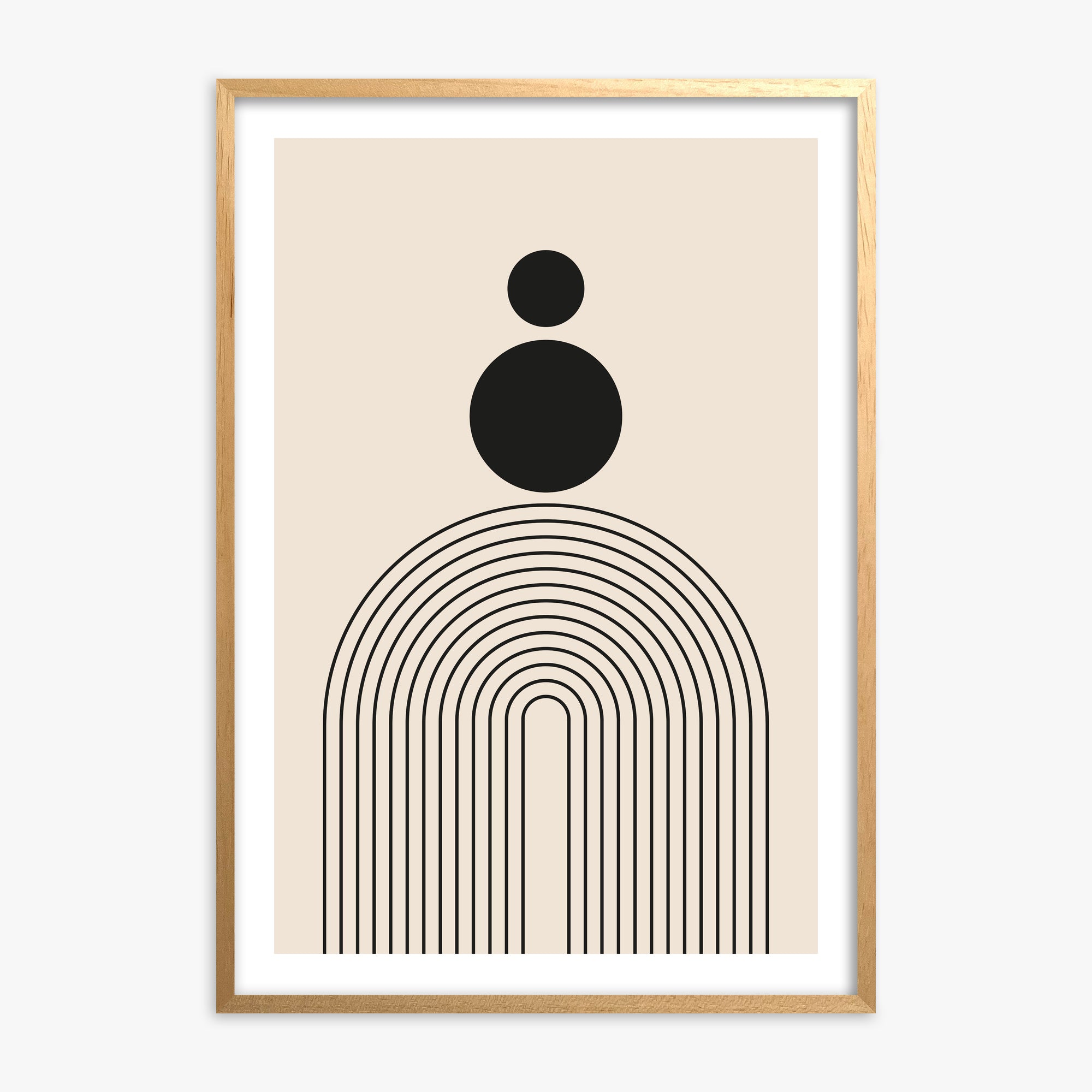 Harmony Balance, 70x100cm Oak Framed Art Reproduction